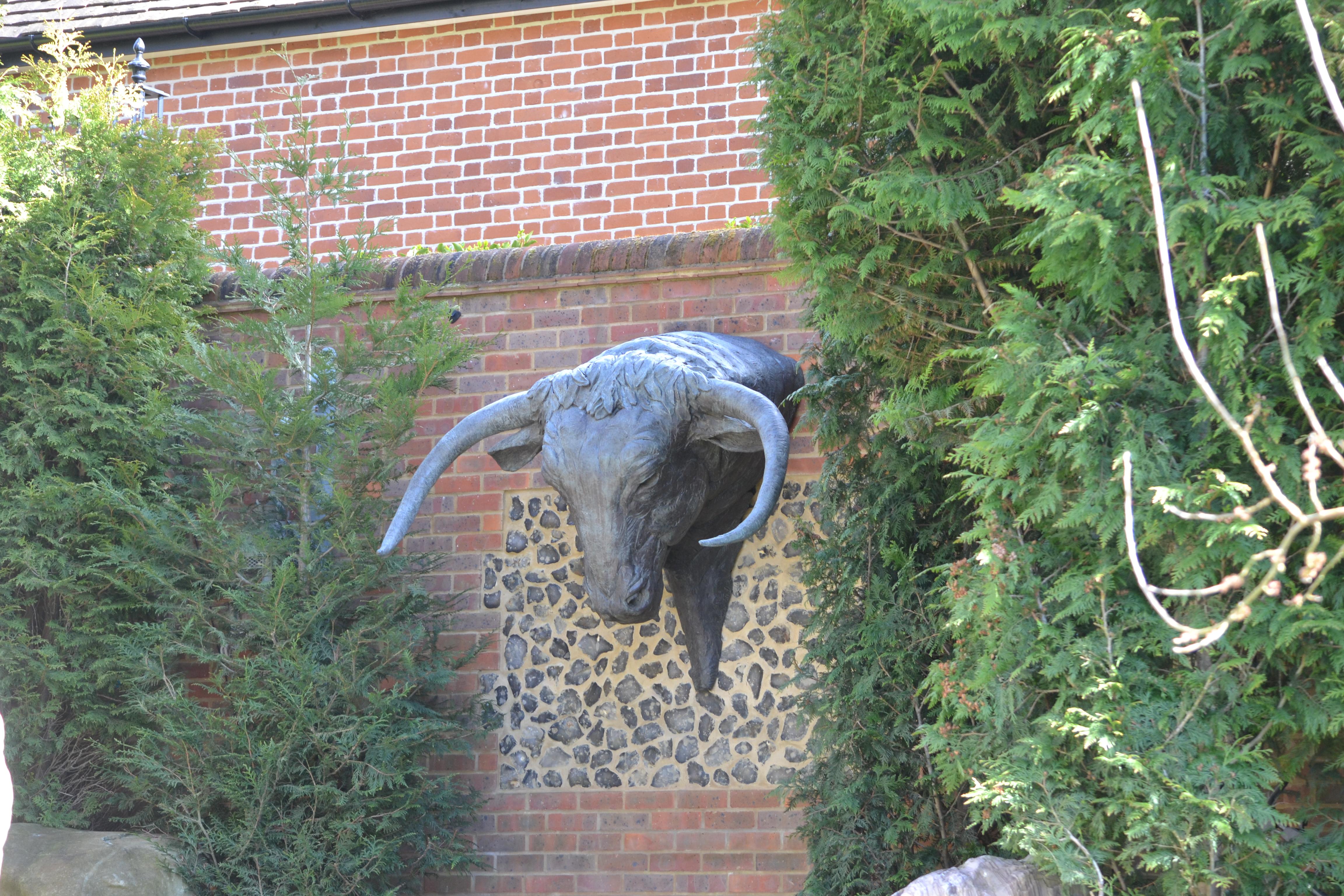 bull head sculpture