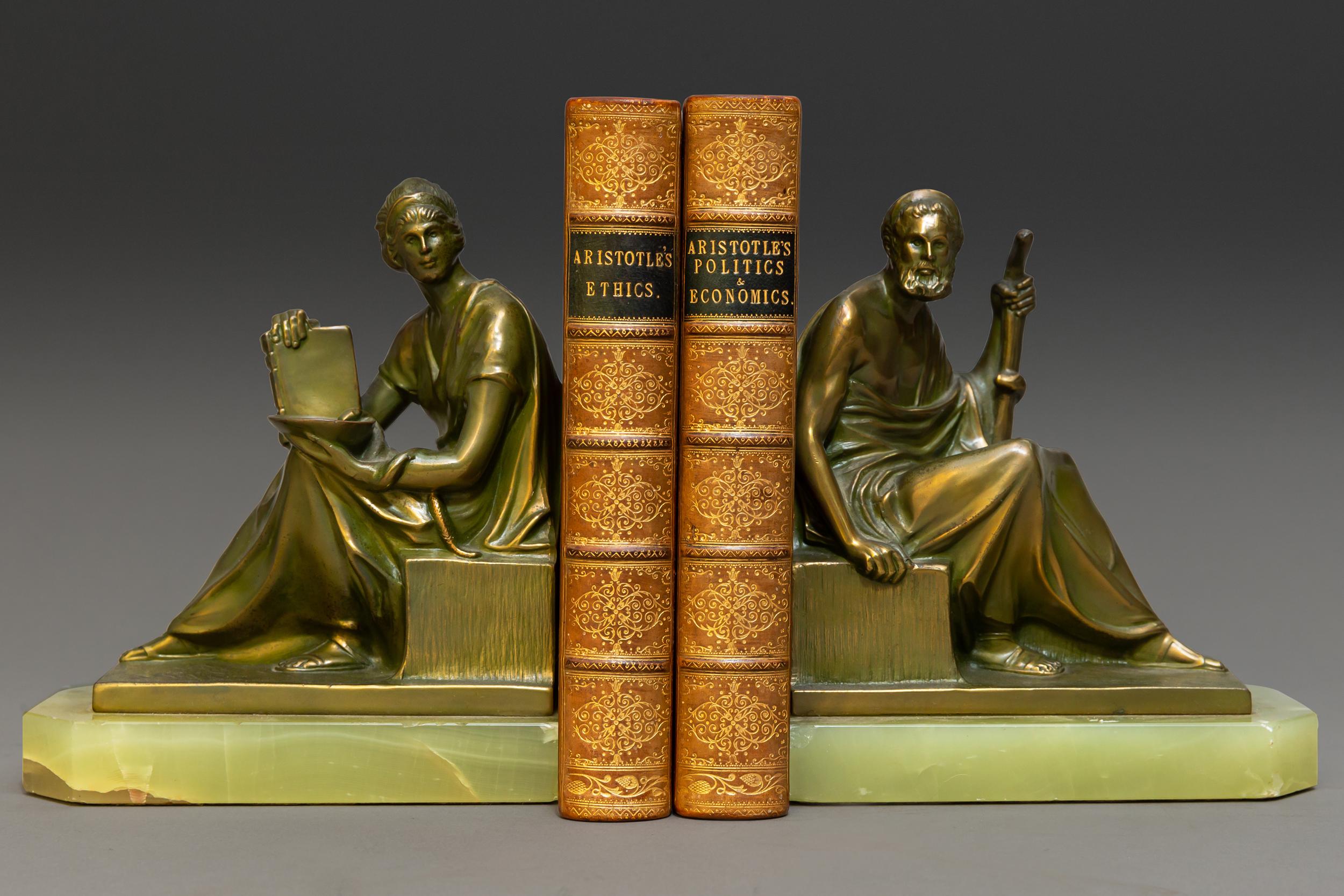 2 Vols.

Bound in 3/4 Tan Calf, Marbled Boards and Edges, Raised Bands,
Ornate Gilt On Spines. Published: London: Bell and Daldy 1866 and 1867 

Measures: H 7”, D 4 3/4”, W 1”.