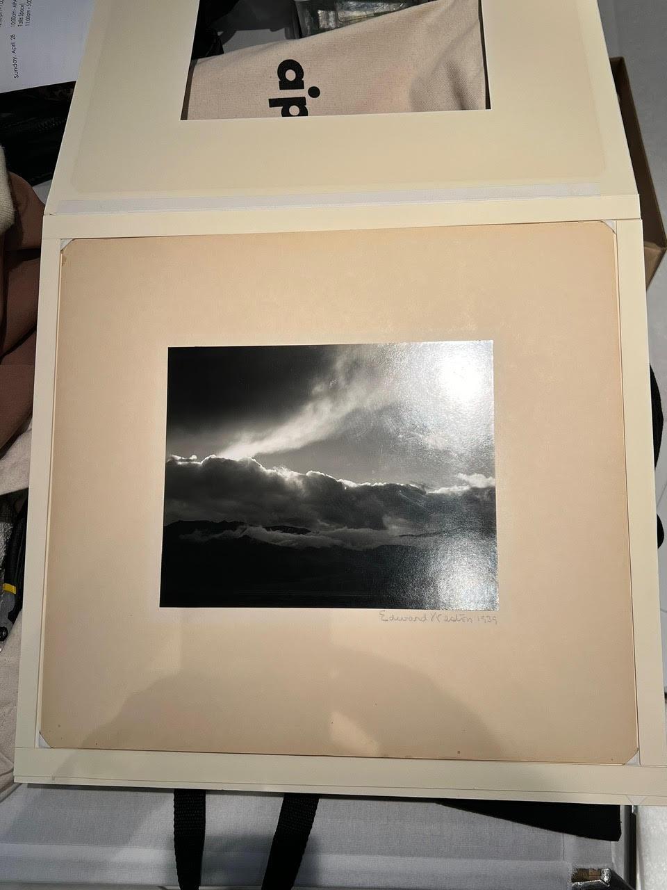 Landscape Photograph di Edward Weston - Valle della Morte (Nuvole)
