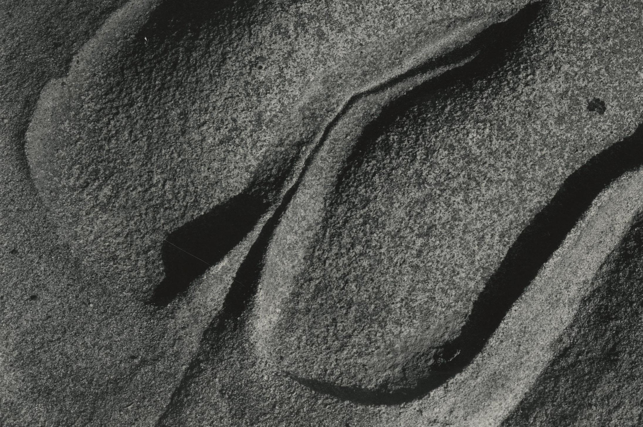 Eroded Rock, Point Lobos - Photograph by Edward Weston