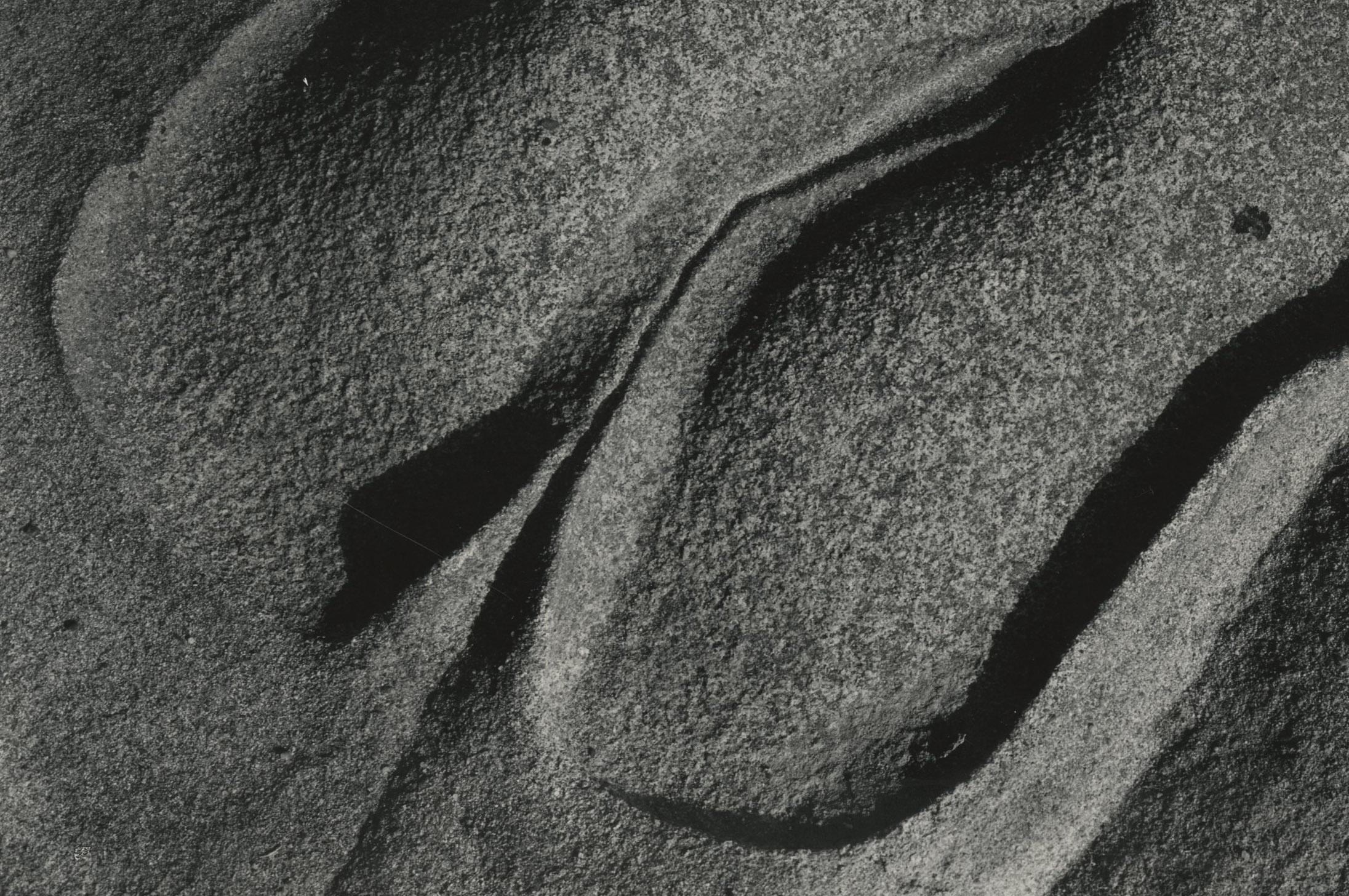 Erodierte Felsen, Point Lobos – Photograph von Edward Weston