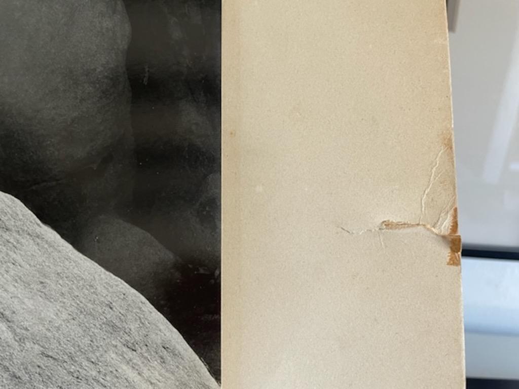 Magnificent Vintage Photograph by the master Edward Weston.  Photograph is in excellent condition considering it's age. The mat as you can see has wear but can be framed to disguise. 
Rare full signature in pencil. Edition 10/50. Most likely there