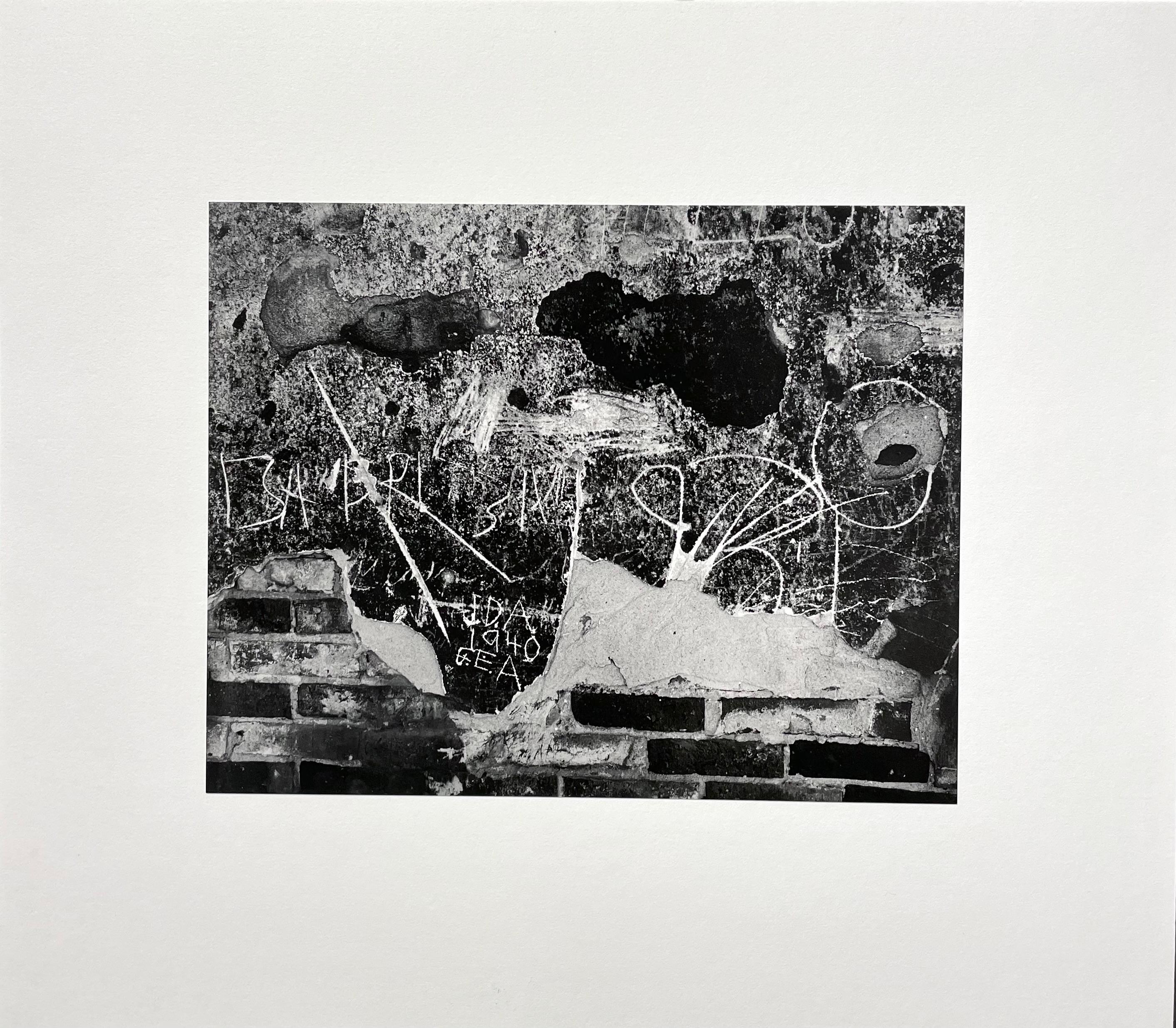 Wall Scrawls, 1940 - Photograph by Edward Weston