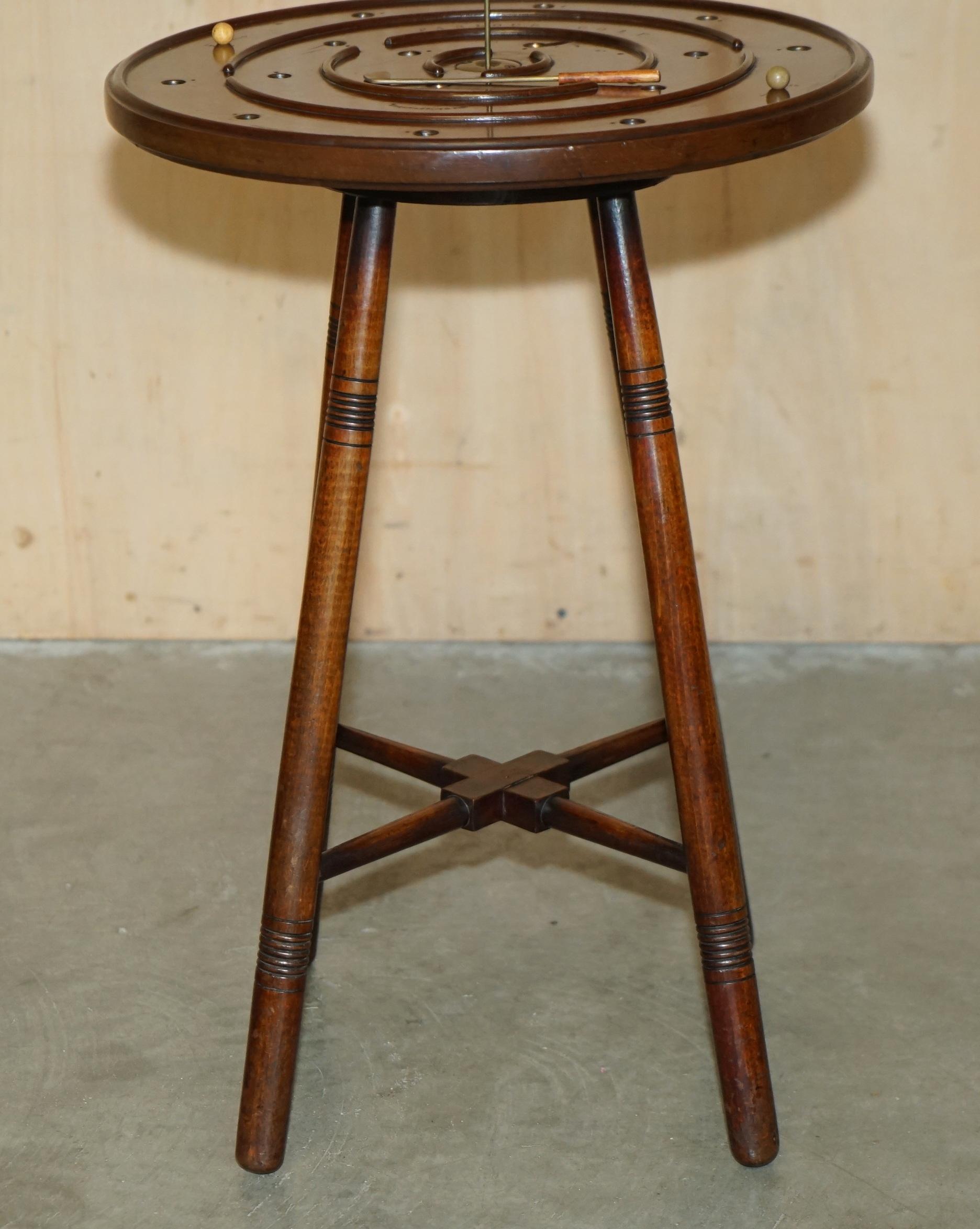 EDWARD WILLIAM GODWIN & WILLIAM WATT ANTiQUE VICTORIENNE TABLE DE JEU DE GOLF PARLOUR en vente 2