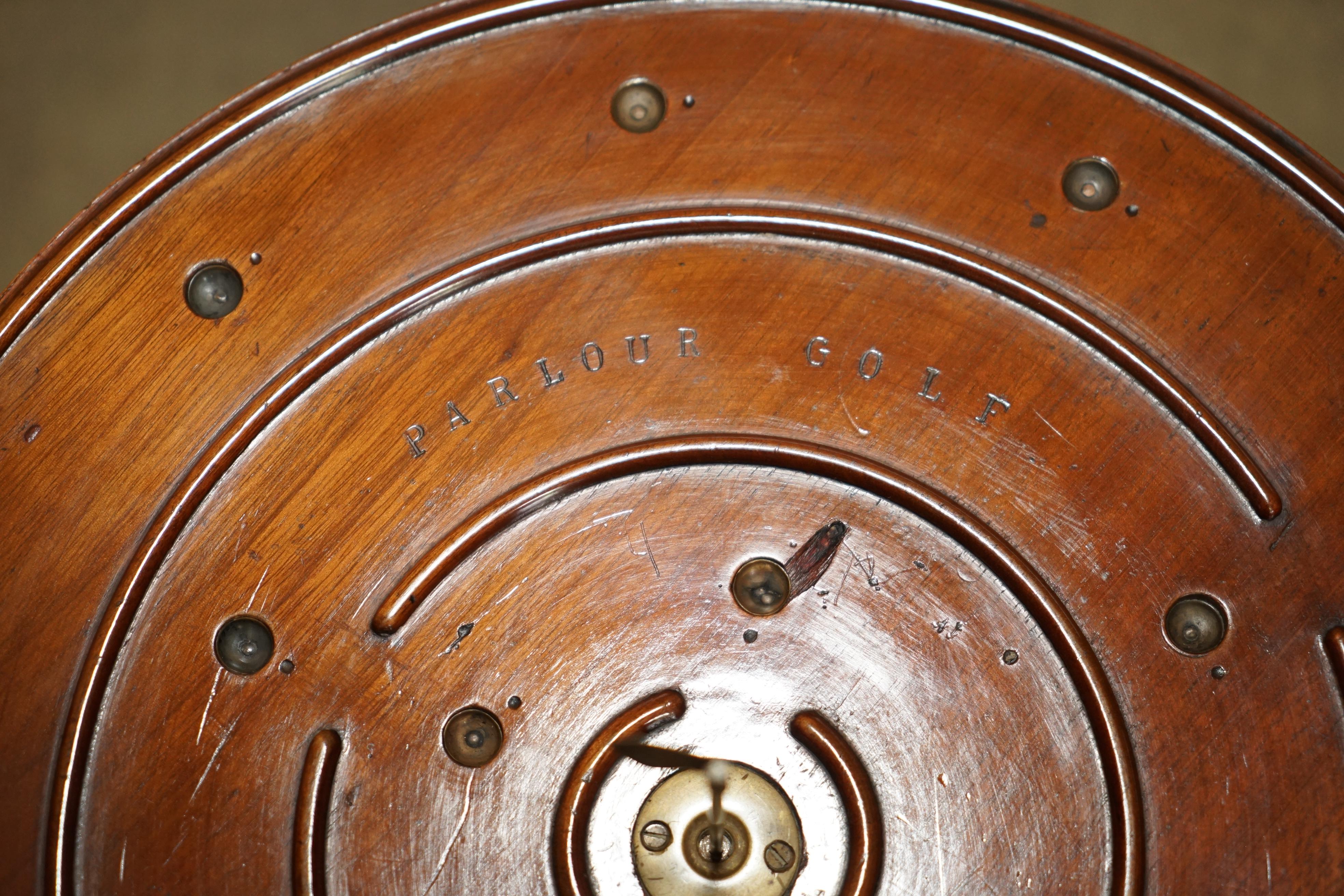 Anglais EDWARD WILLIAM GODWIN & WILLIAM WATT ANTiQUE VICTORIENNE TABLE DE JEU DE GOLF PARLOUR en vente