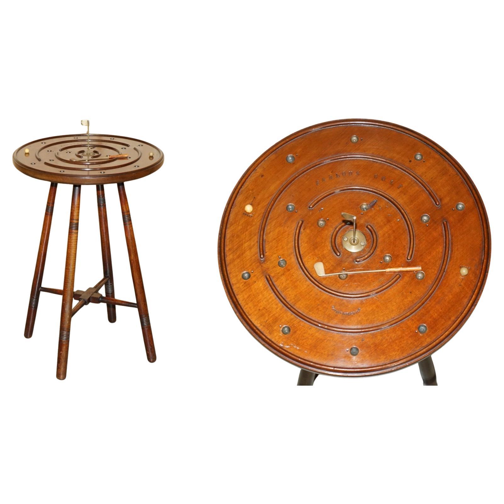 EDWARD WILLIAM GODWIN & WILLIAM WATT ANTiQUE VICTORIENNE TABLE DE JEU DE GOLF PARLOUR en vente