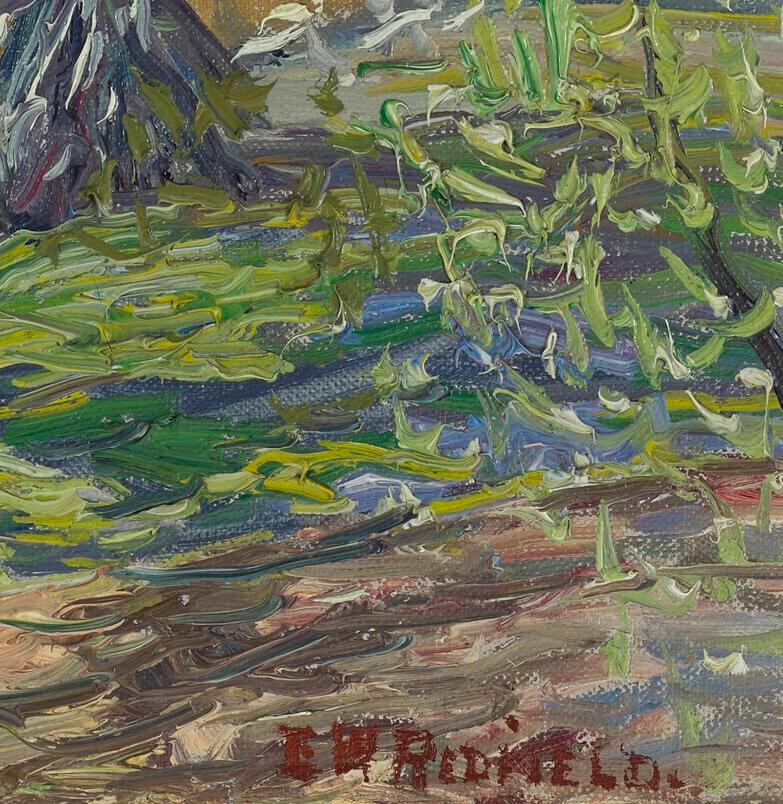 Hills of Point Pleasant (Amerikanischer Impressionismus), Painting, von Edward Willis Redfield