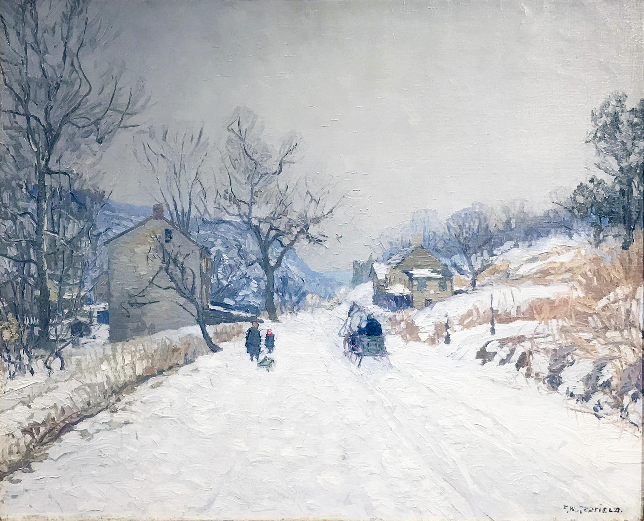 Road to New Hope - Painting by Edward Willis Redfield