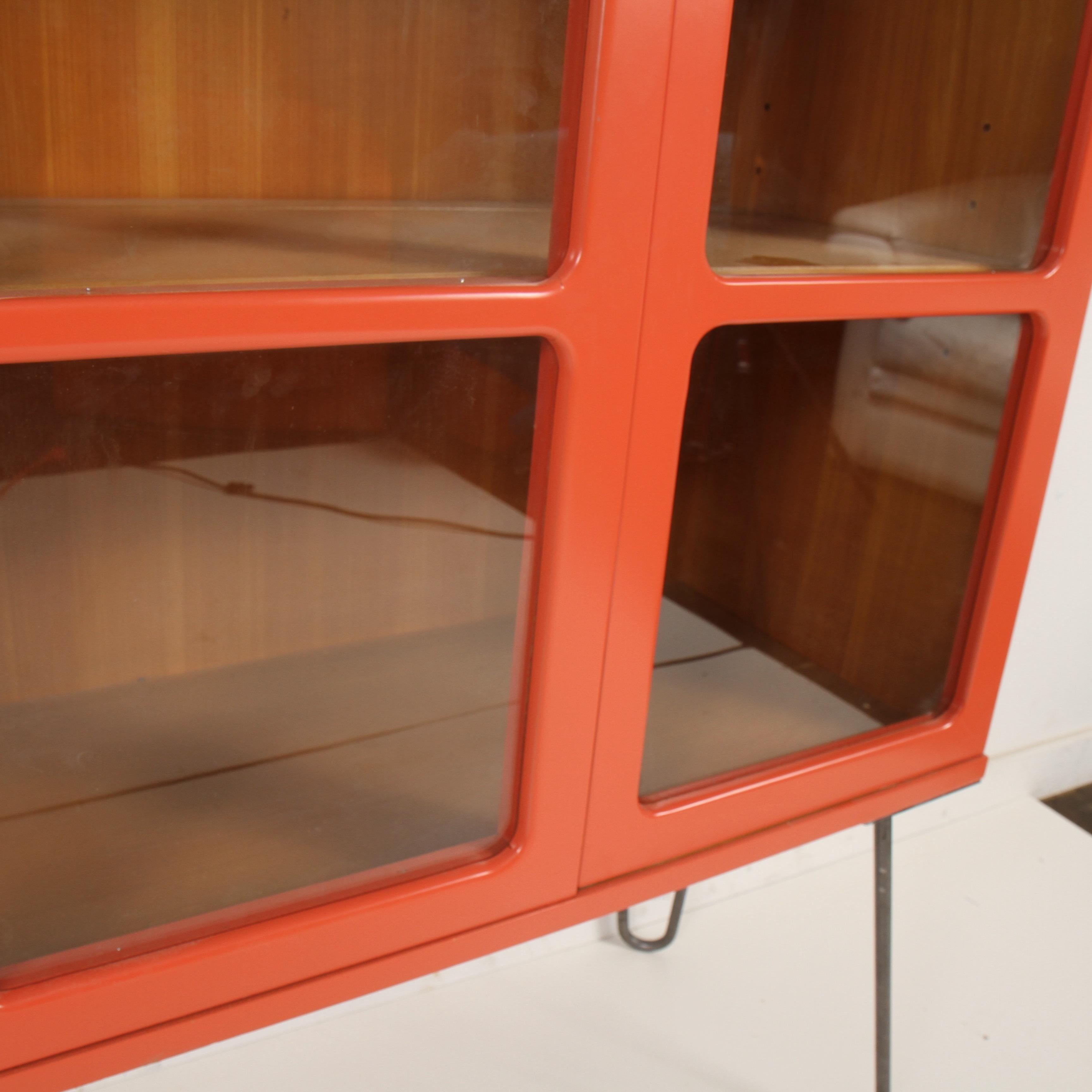 Edward Womley Drexel Precedent Upper China Cabinet Bookcase Conversion In Good Condition In New London, CT