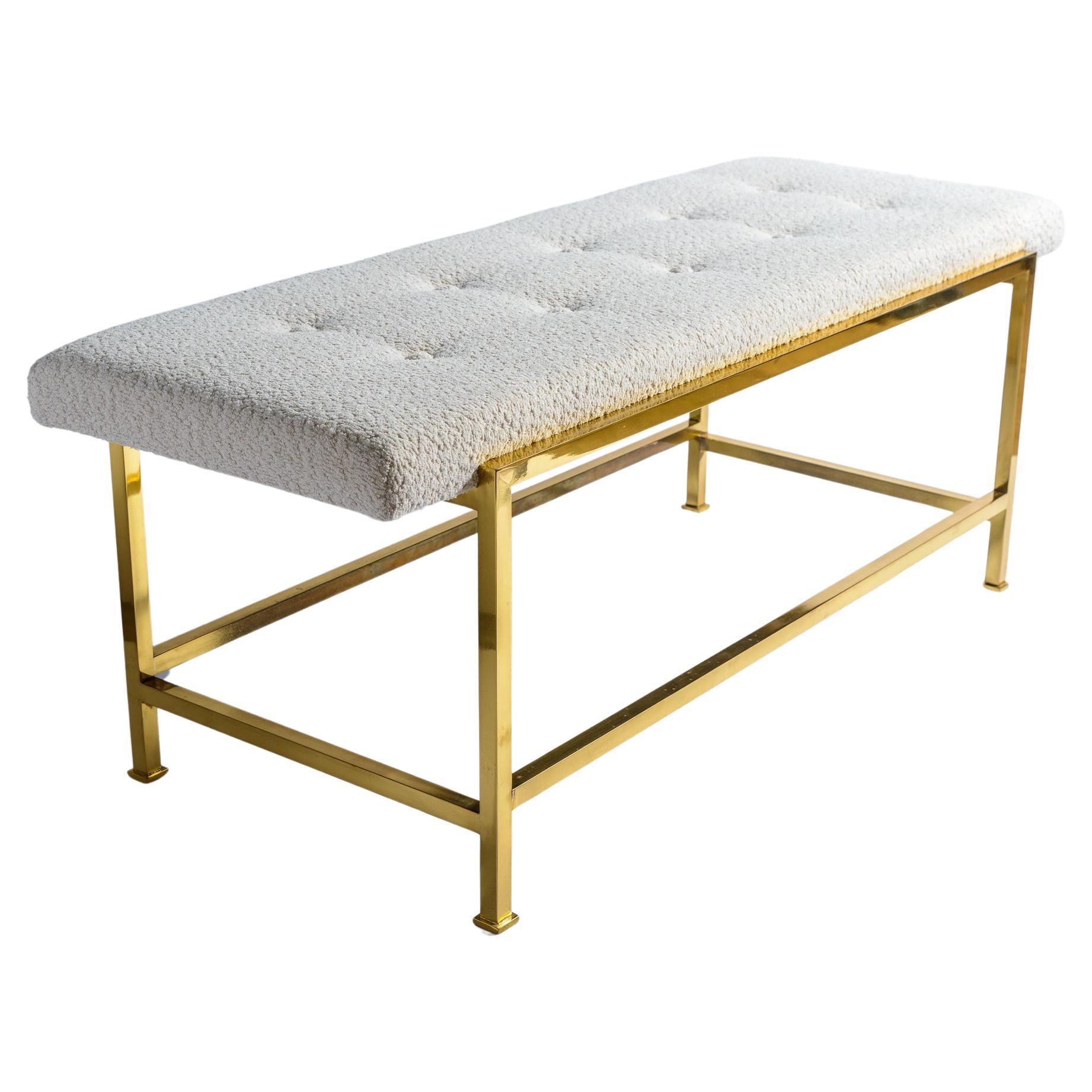 Edward Worley Tufted Bench for Dunbar Furniture