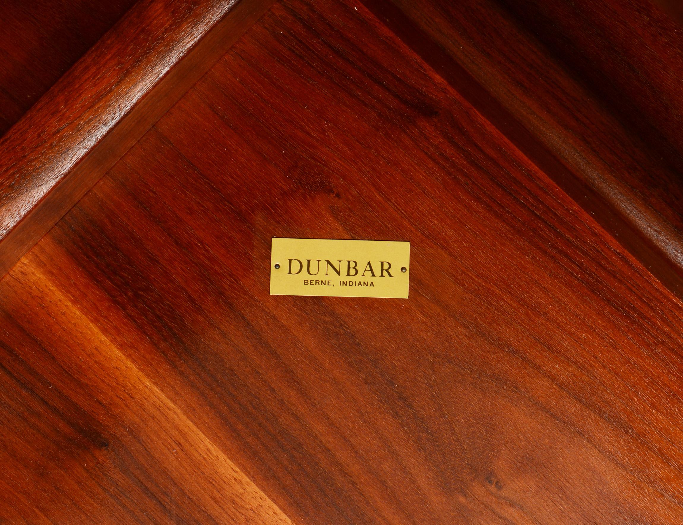 Edward Wormely X Base Walnut Side Table for Dunbar 2