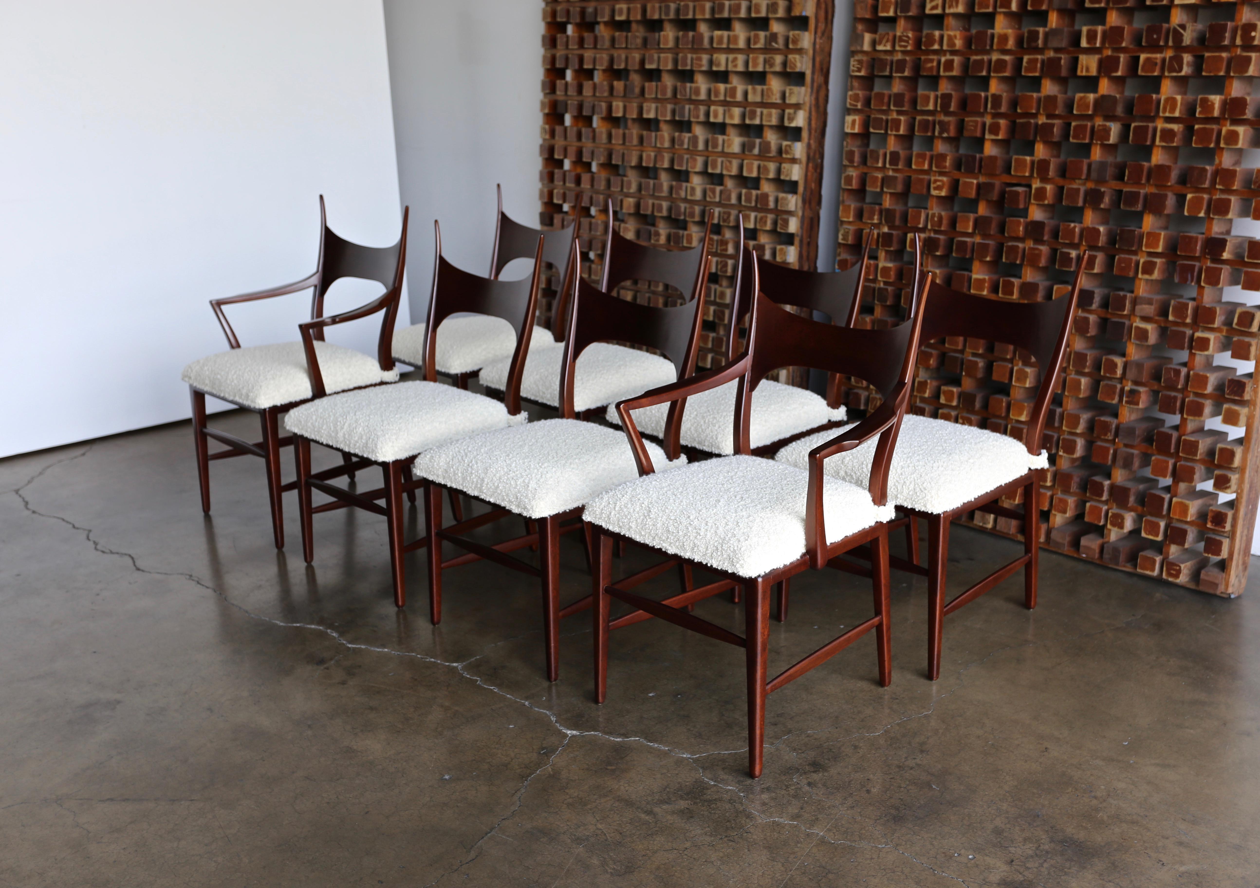 Edward Wormley 5580 Dining Chairs for Dunbar, 1950s 4