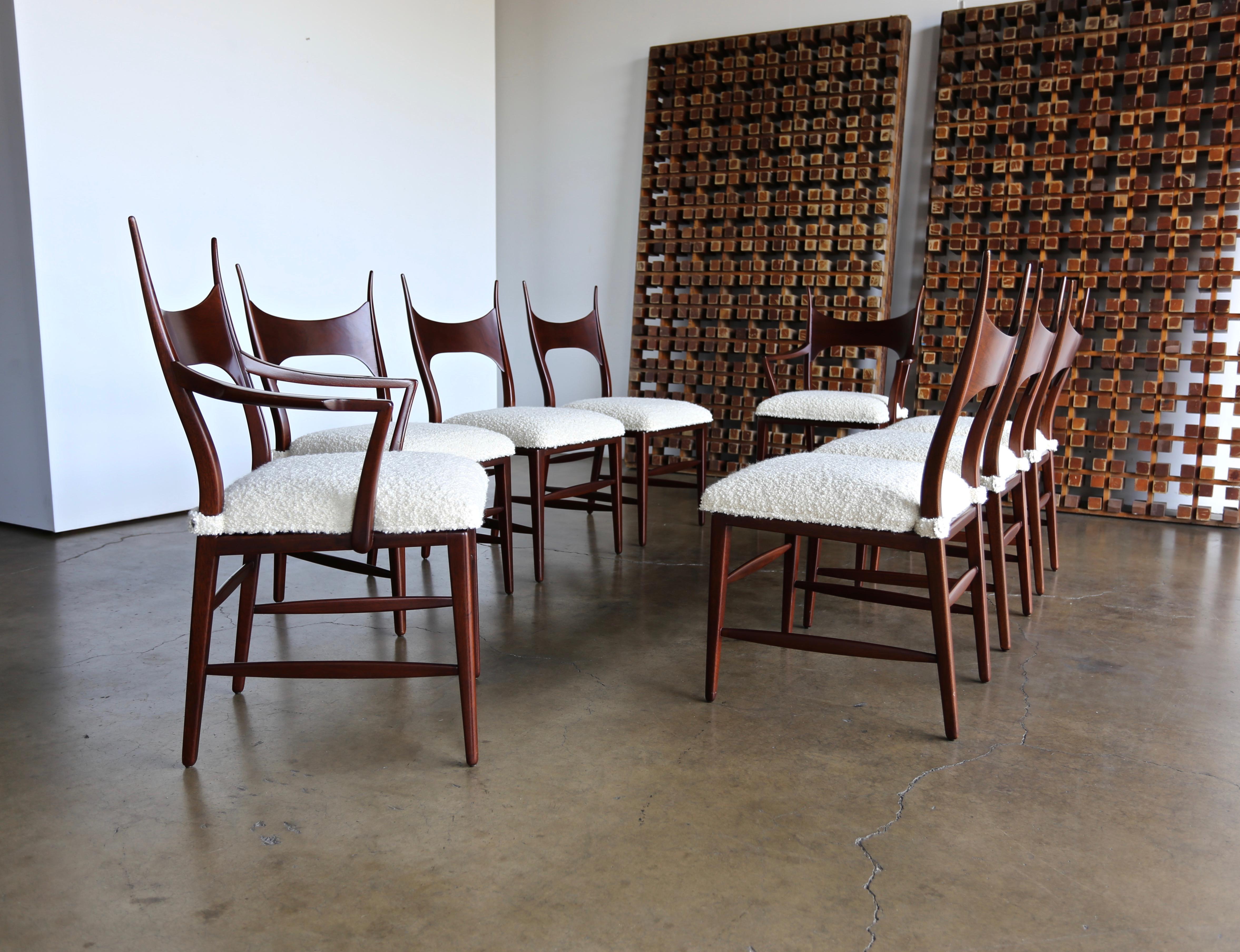 American Edward Wormley 5580 Dining Chairs for Dunbar, 1950s