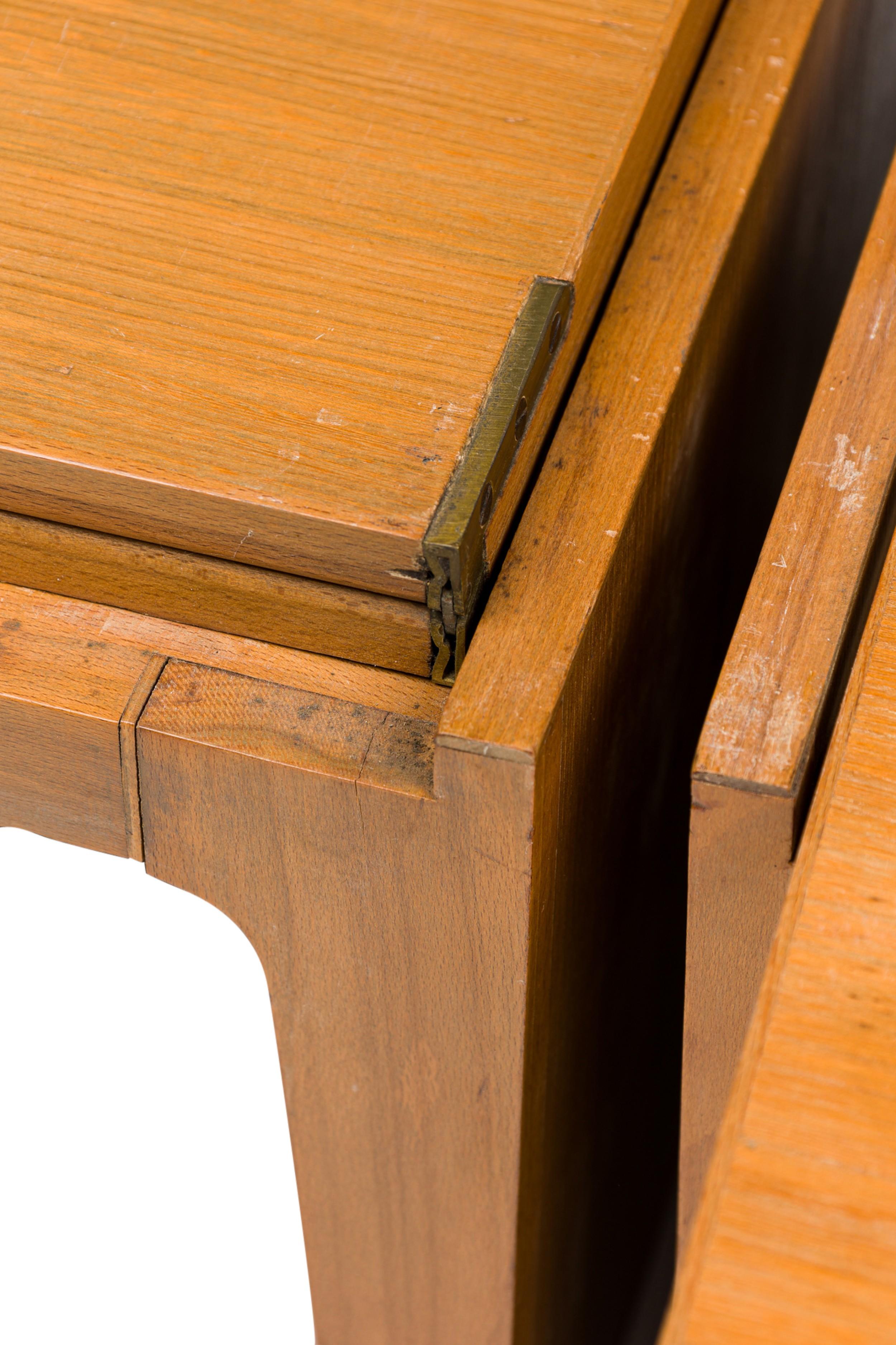 Edward Wormley American Mid-Century Convertible Stacking Occasional Tables For Sale 4