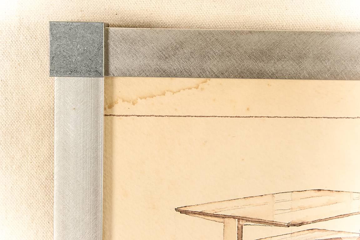 Edward Wormley Rare Furniture Drawing Designs for Dunbar In Good Condition In Bridgeport, CT
