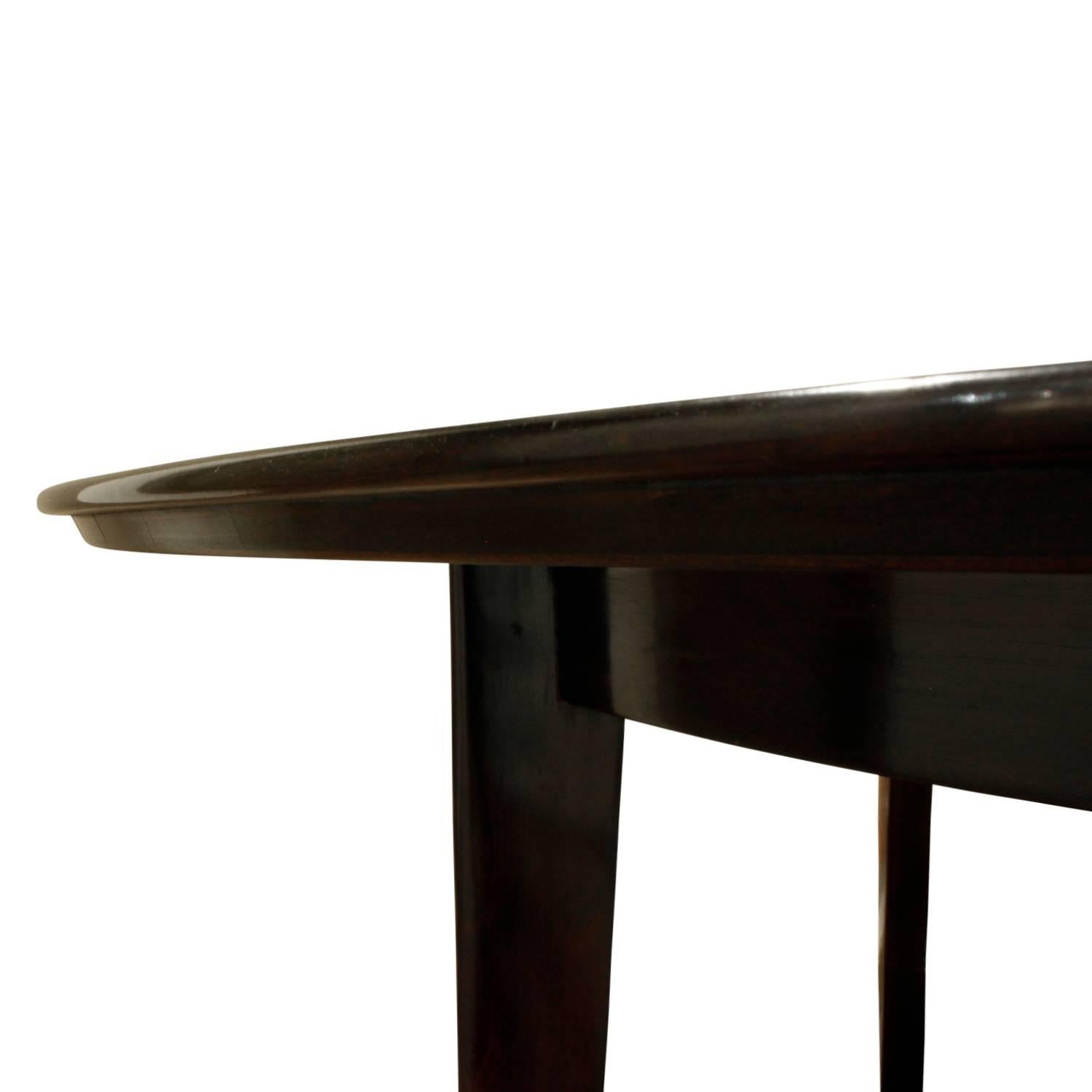 Hand-Crafted Edward Wormley Angular Leg Walnut Dining Table, 1950s ‘Signed’