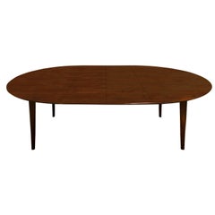 Edward Wormley Angular Leg Walnut Dining Table, 1950s ‘Signed’