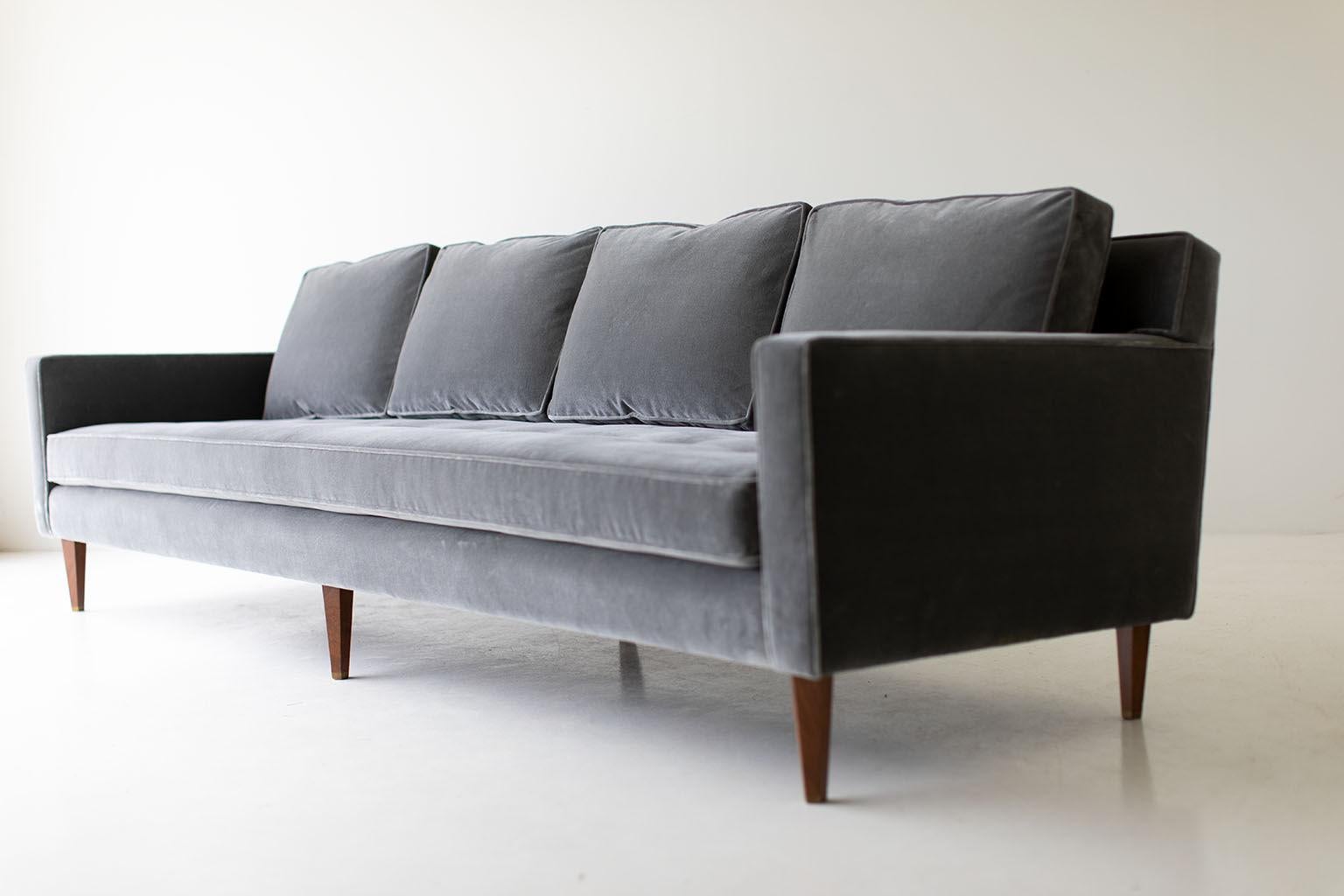 American Edward Wormley Attributed Sofa For Dunbar