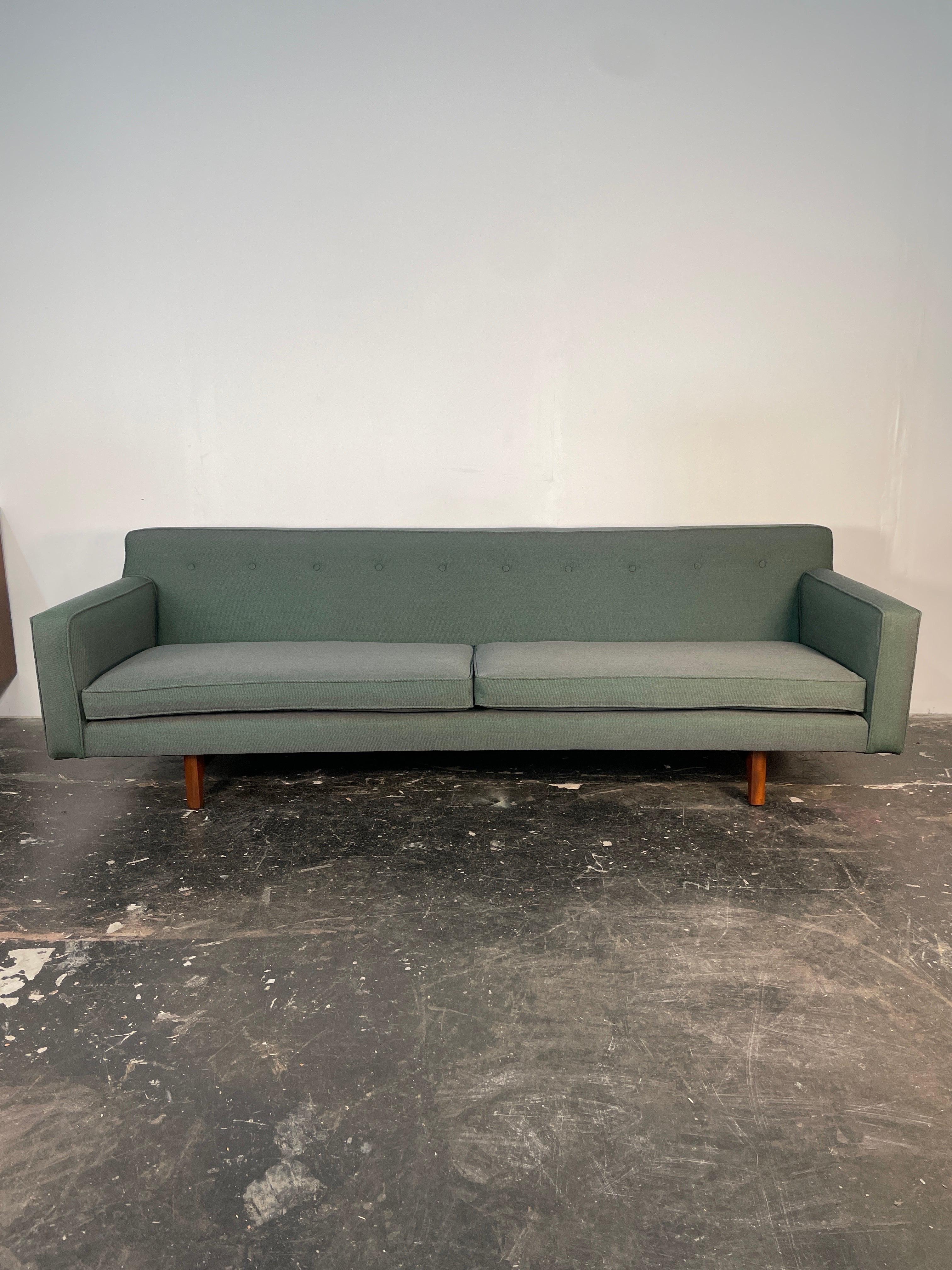 Edward Wormley Bracket Back Sofa for Dunbar For Sale 1