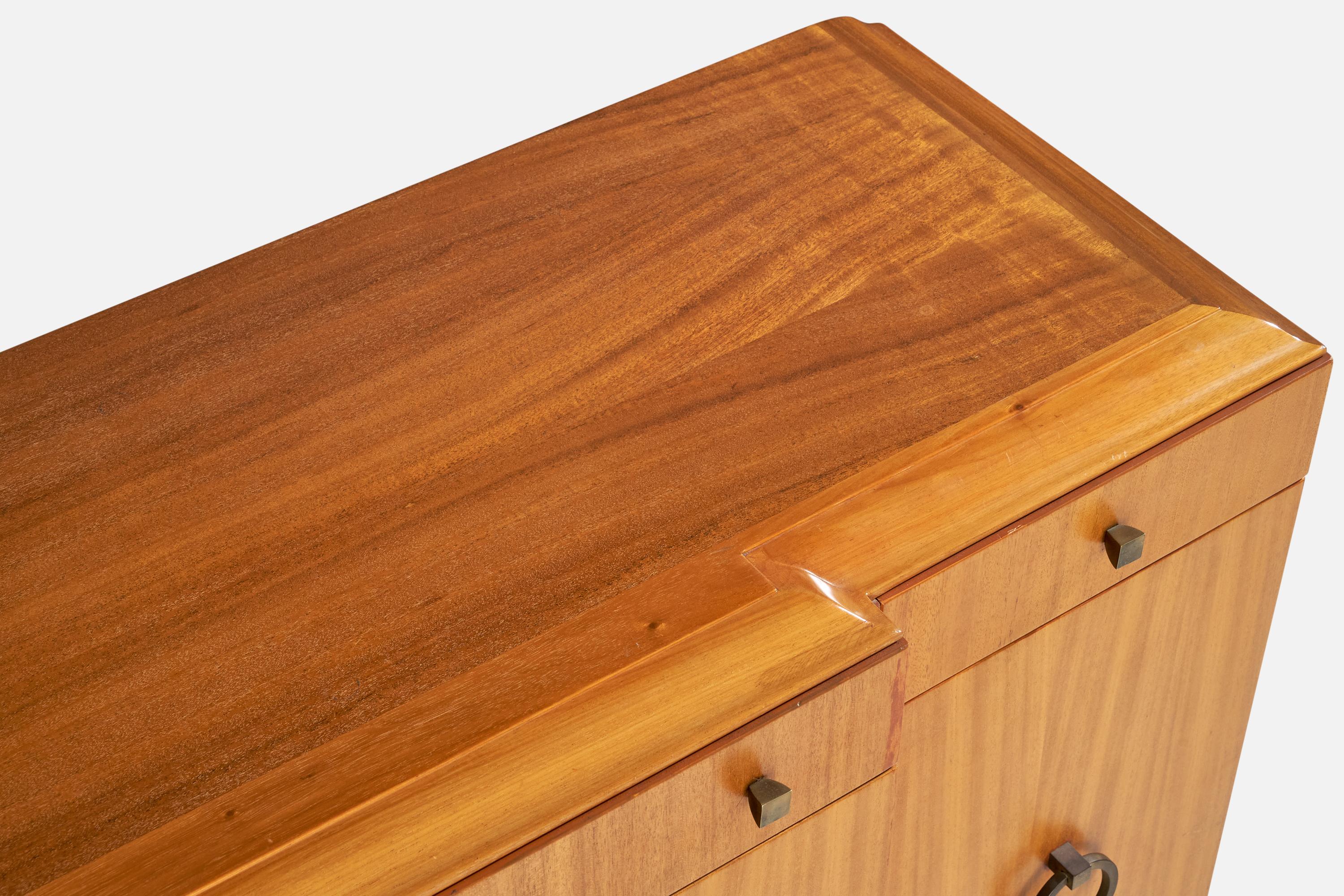 Edward Wormley, Cabinet, Mahogany, Brass, USA, 1950s For Sale 2