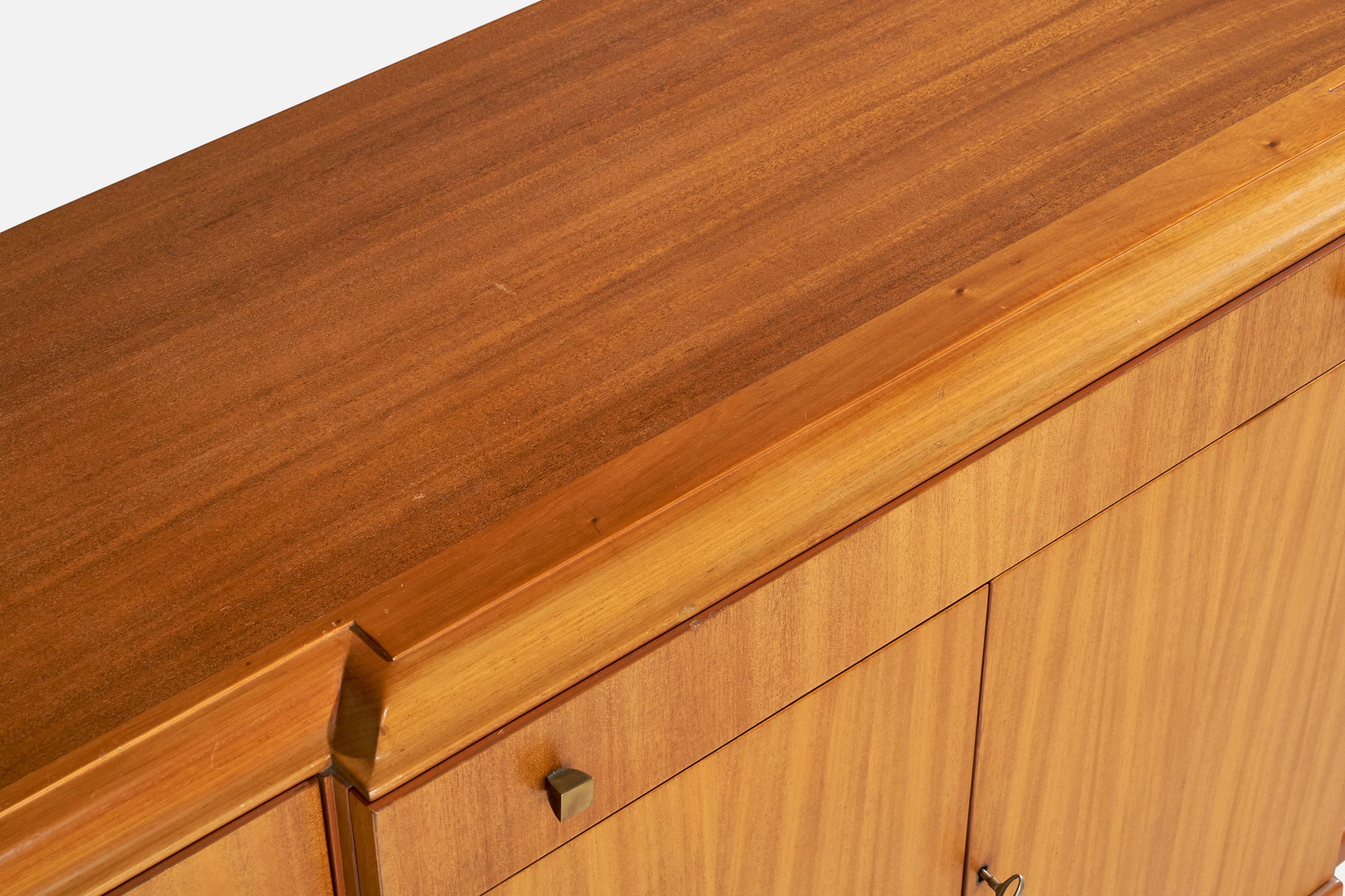 Edward Wormley, Cabinet, Mahogany, Brass, USA, 1950s For Sale 3