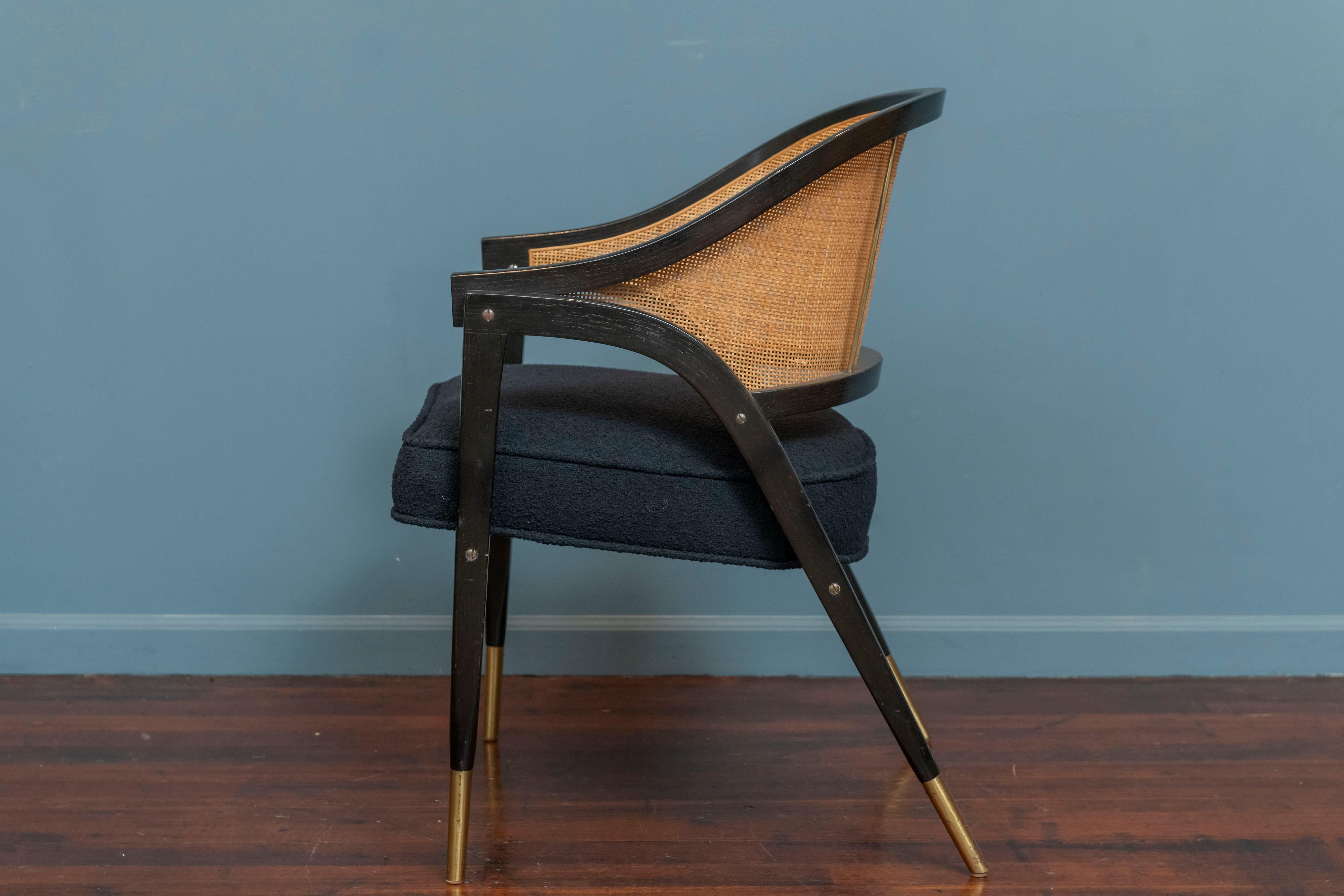 Edward Wormley Captain's Chair for Dunbar In Good Condition For Sale In San Francisco, CA