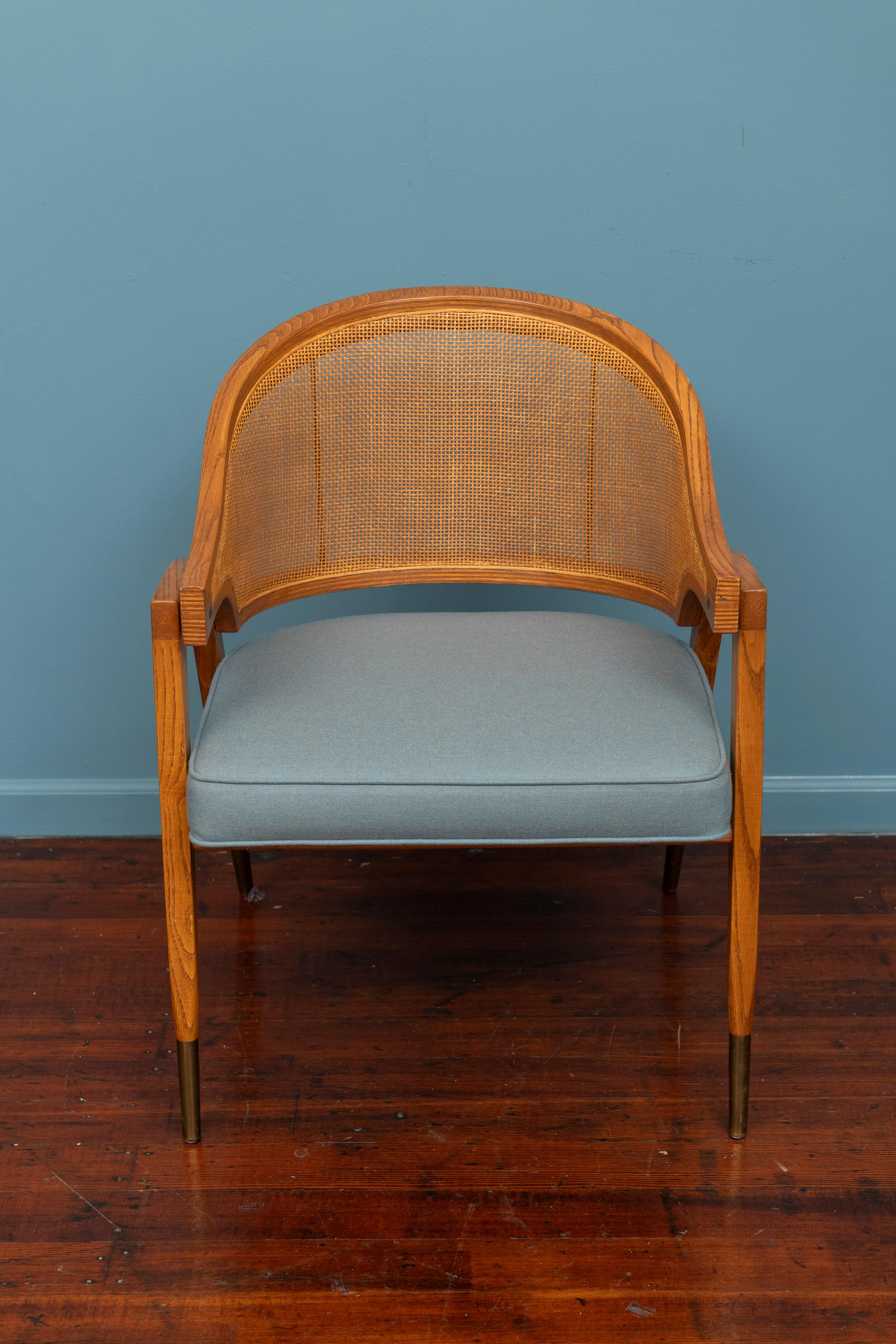 Silla de capitán Edward Wormley para Dunbar, Model 5480 Moderno de mediados de siglo en venta