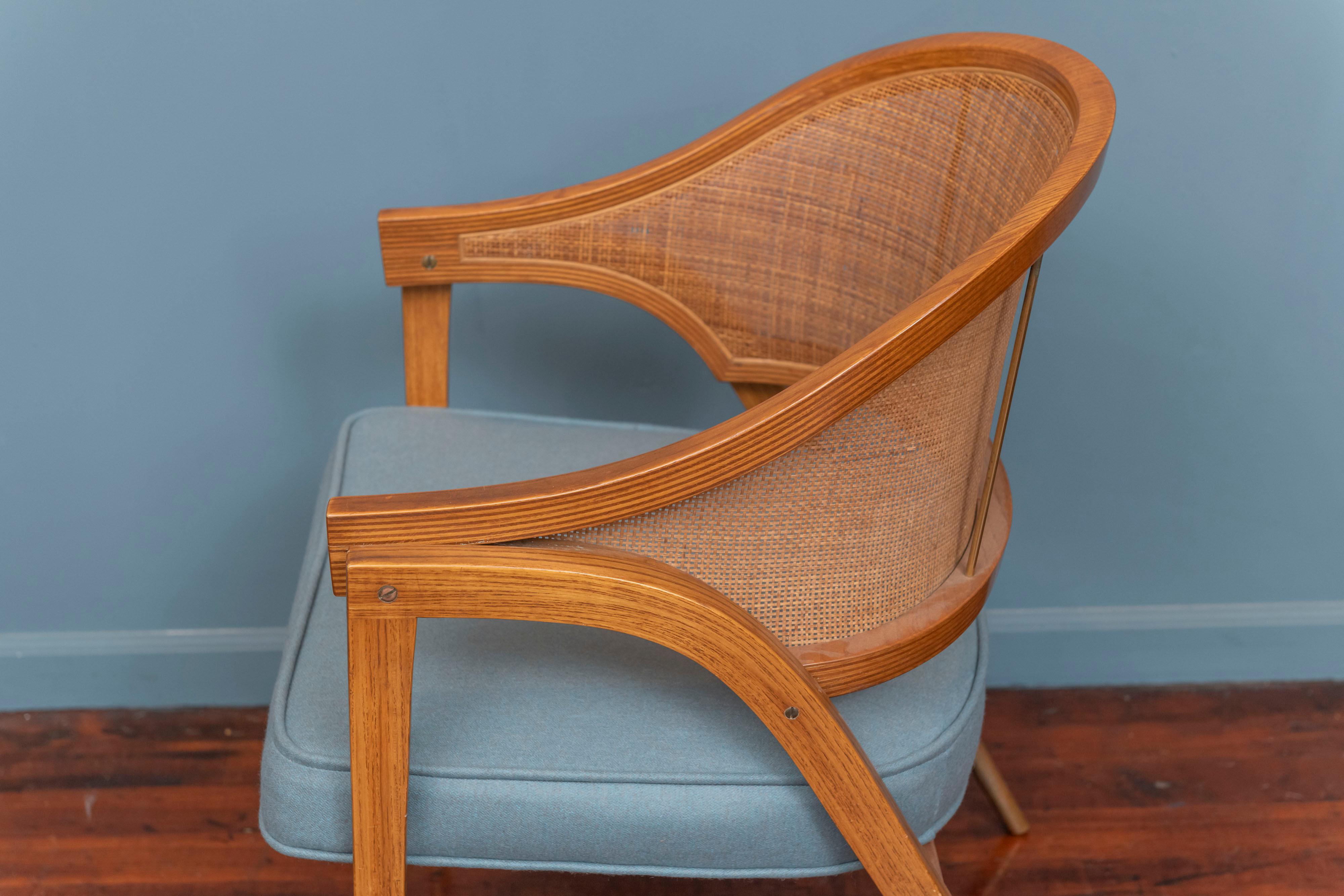 Mid-Century Modern Edward Wormley Captain's Chair for Dunbar, Model 5480