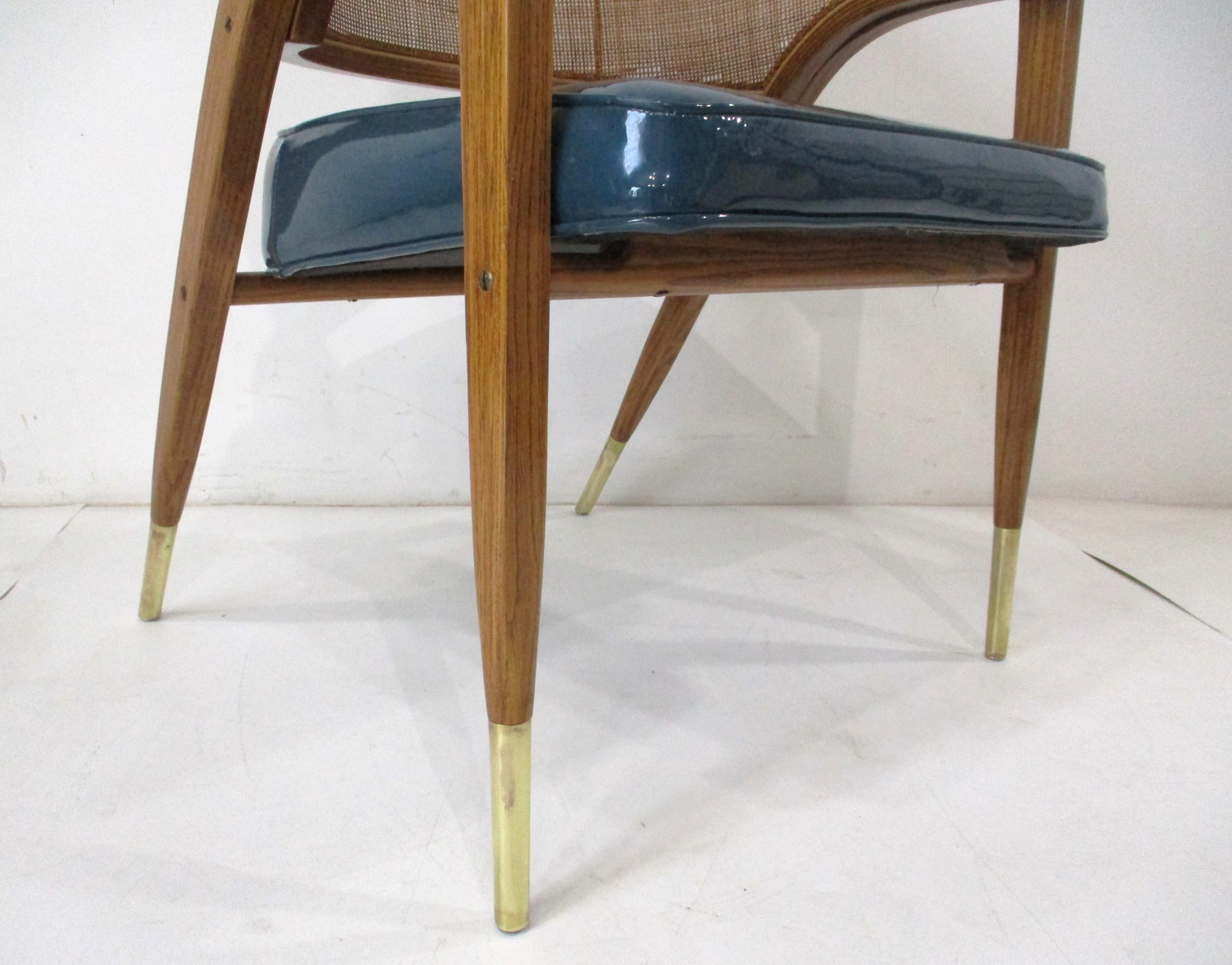 Dunbar Captains Compass Chair model # 5480 by Edward Wormley 4