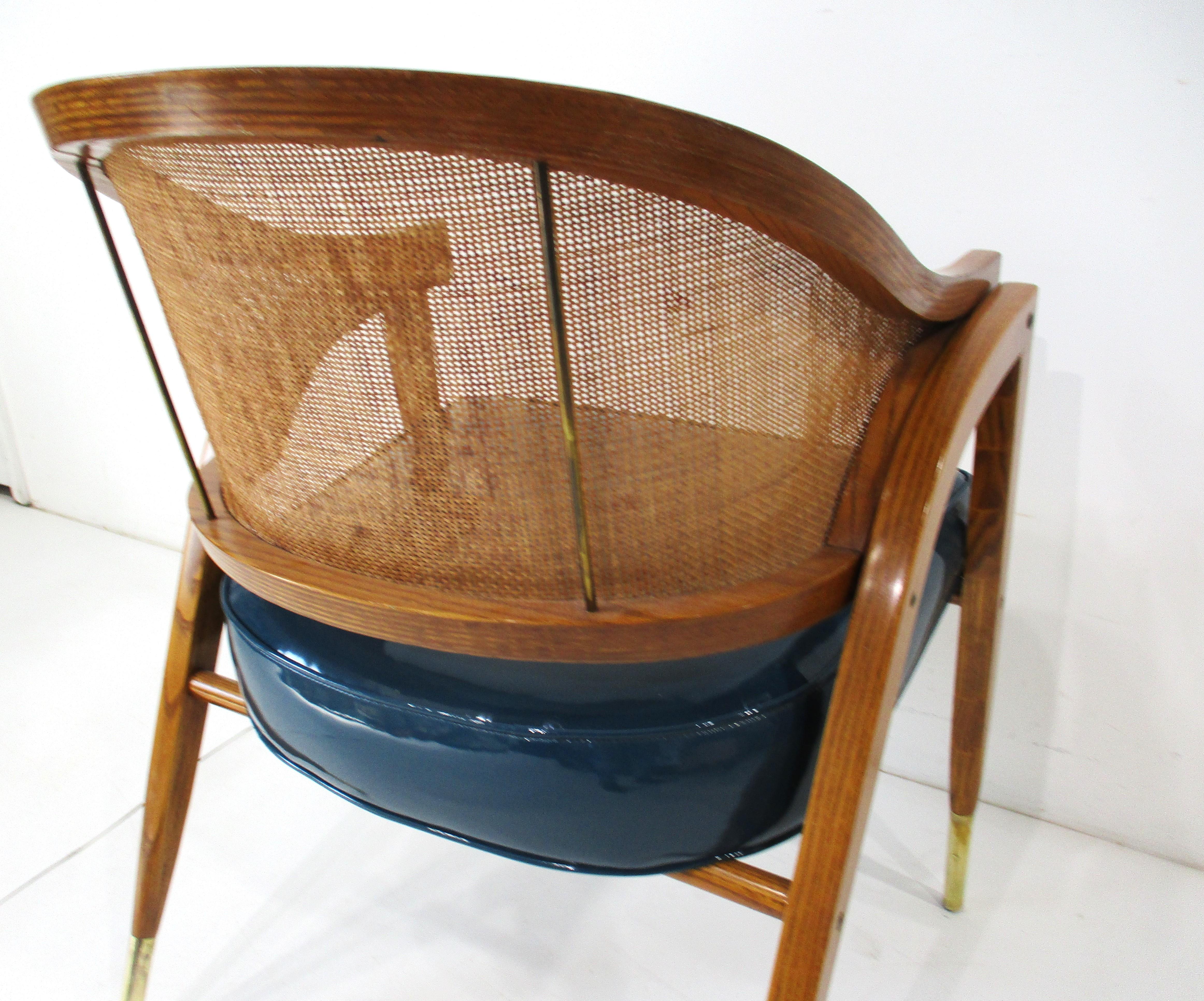 Dunbar Captains Compass Chair model # 5480 by Edward Wormley 7