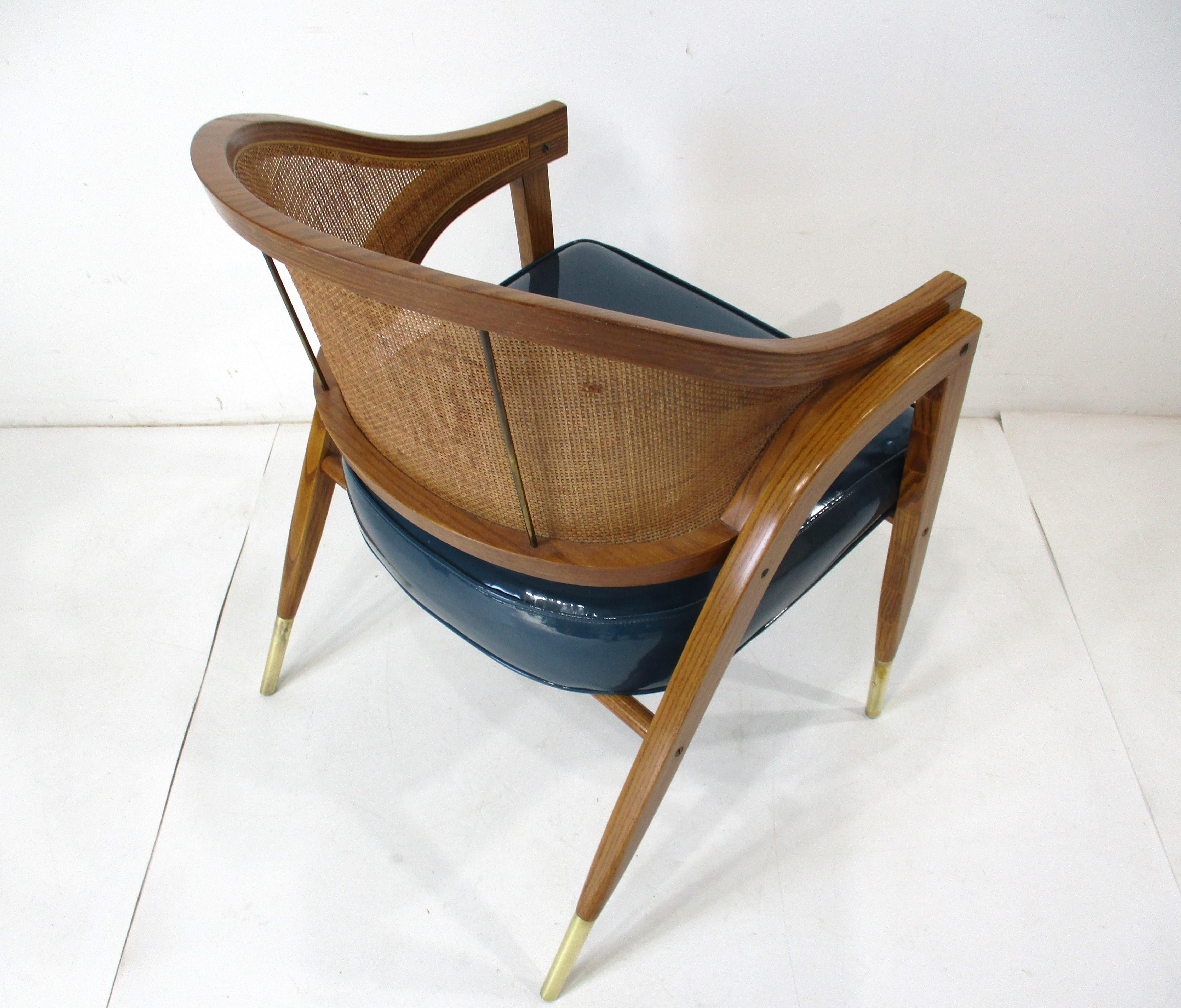 Dunbar Captains Compass Chair model # 5480 by Edward Wormley 8