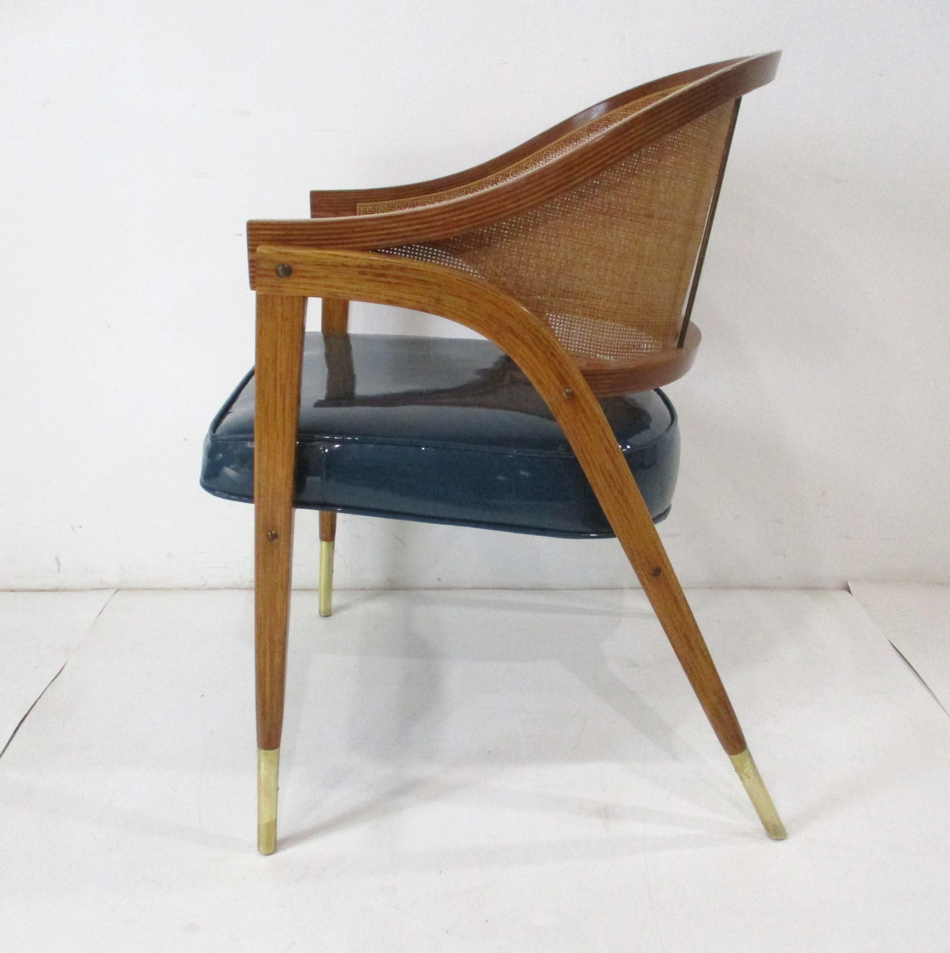 American Dunbar Captains Compass Chair model # 5480 by Edward Wormley