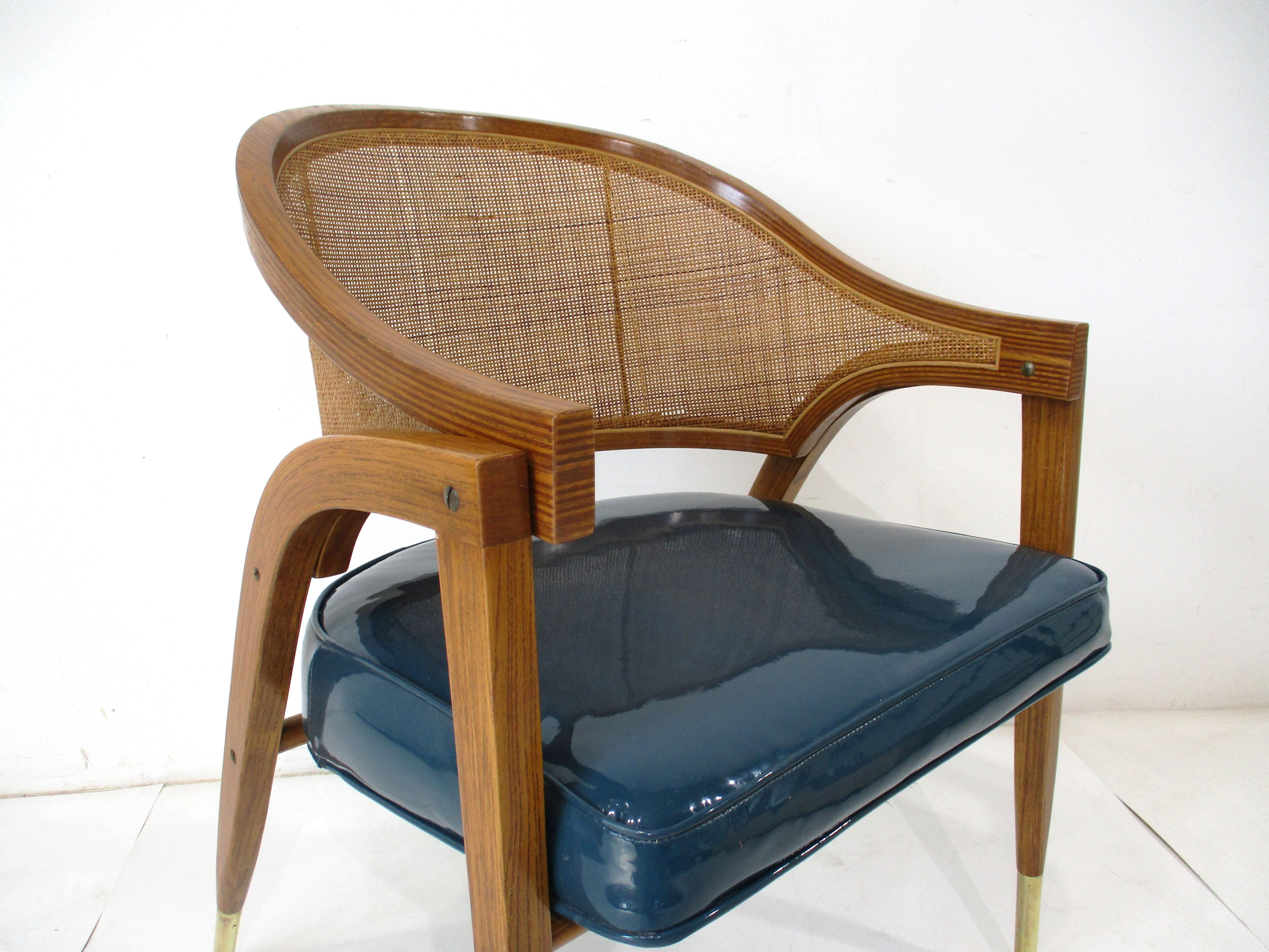 Dunbar Captains Compass Chair model # 5480 by Edward Wormley 1