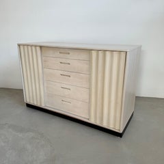 Edward Wormley Cerused Oak Cabinet for Dunbar, 1950s USA