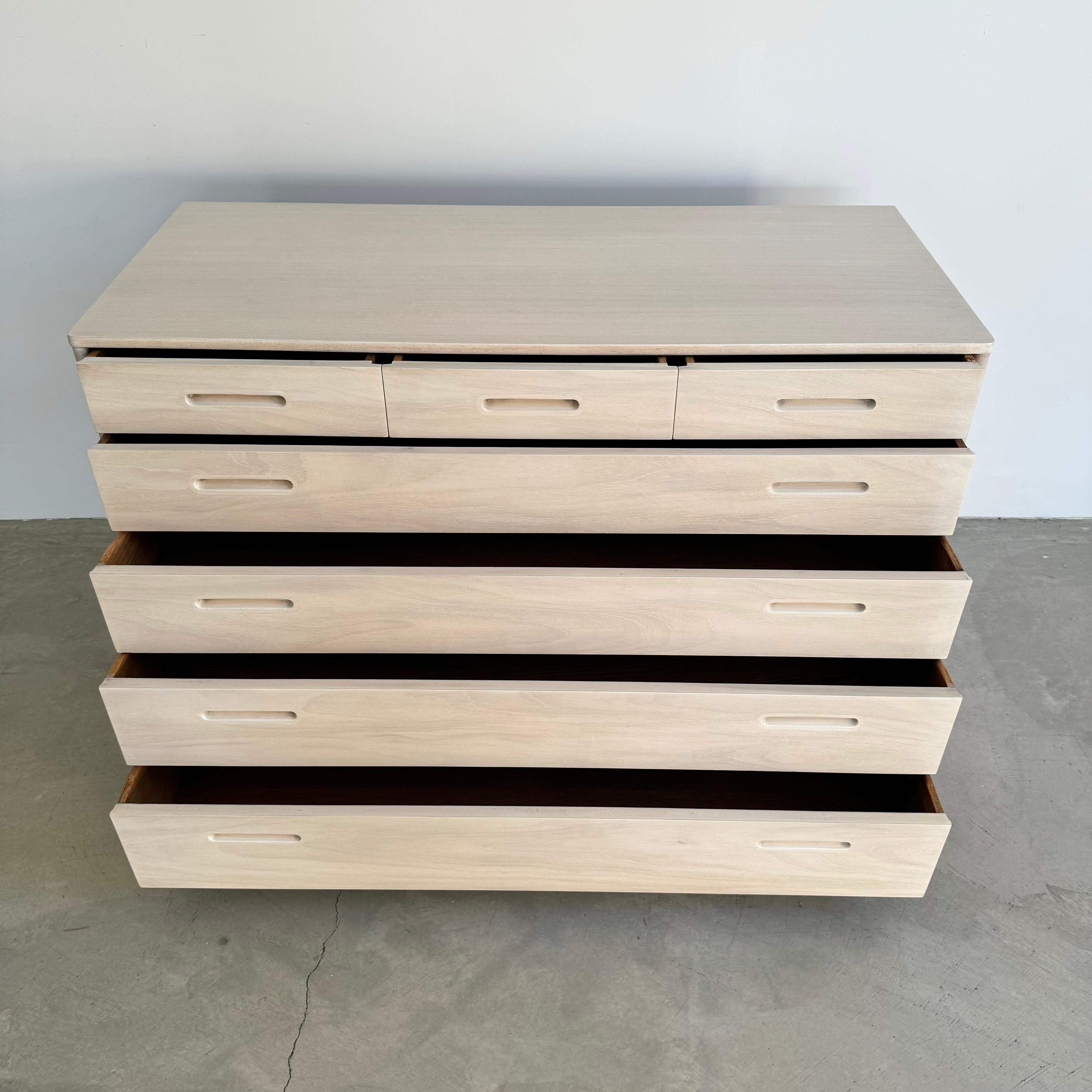 Edward Wormley Cerused Oak Dresser for Dunbar, 1950s USA 2