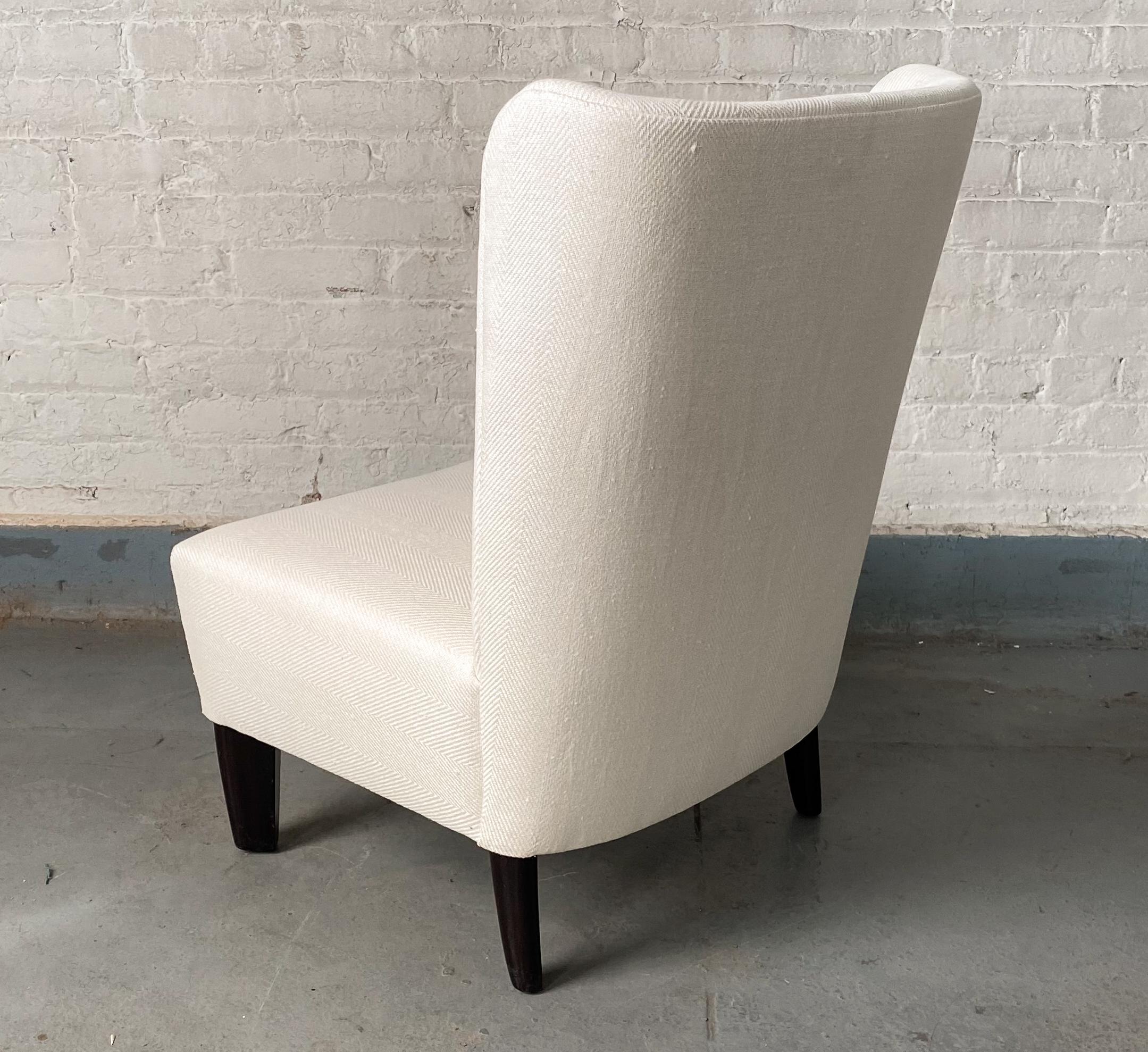 Organic Modern Edward Wormley Chair for Dunbar Model 2424B For Sale