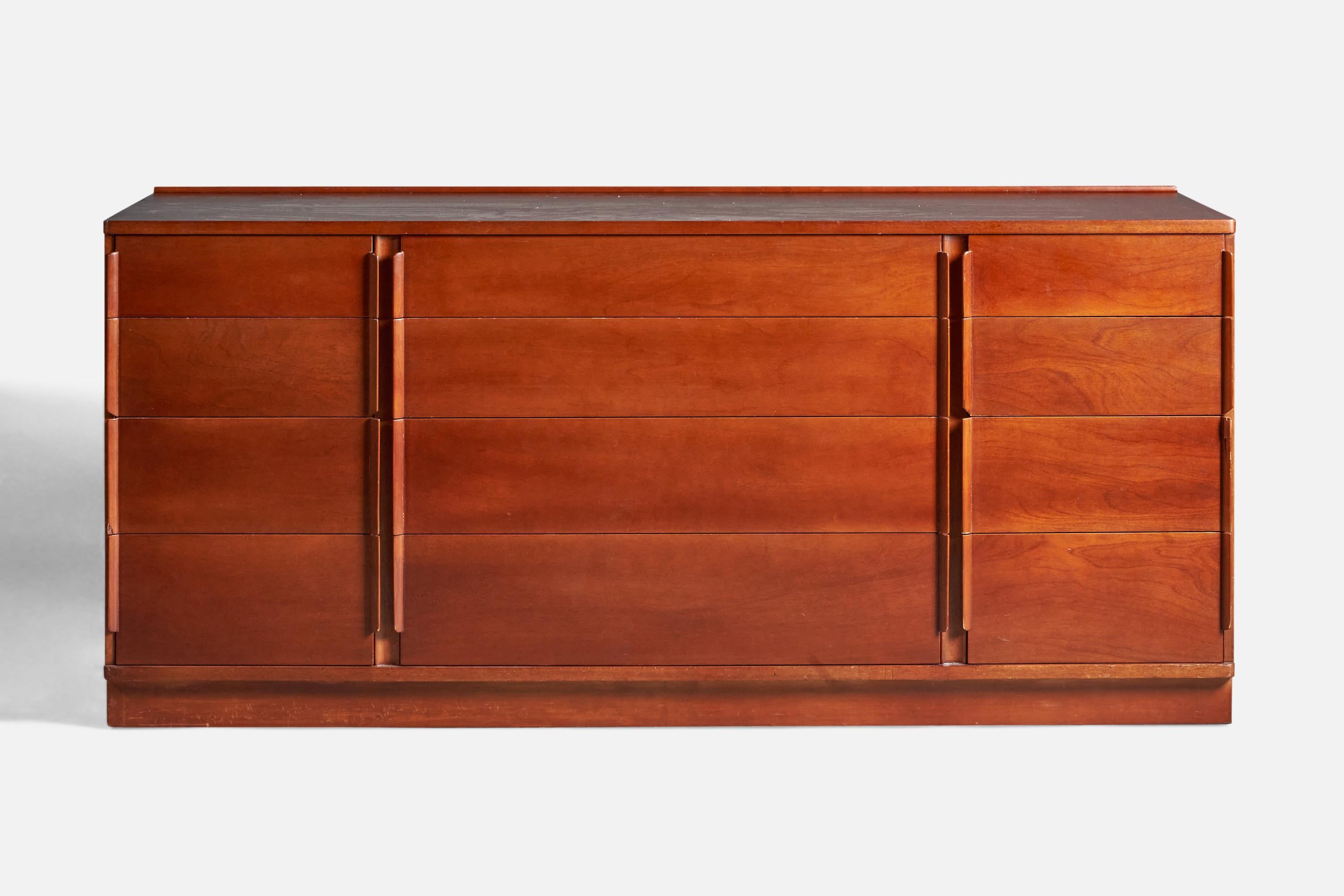 American Edward Wormley, Chest of Drawers, Mahogany, USA, 1950s