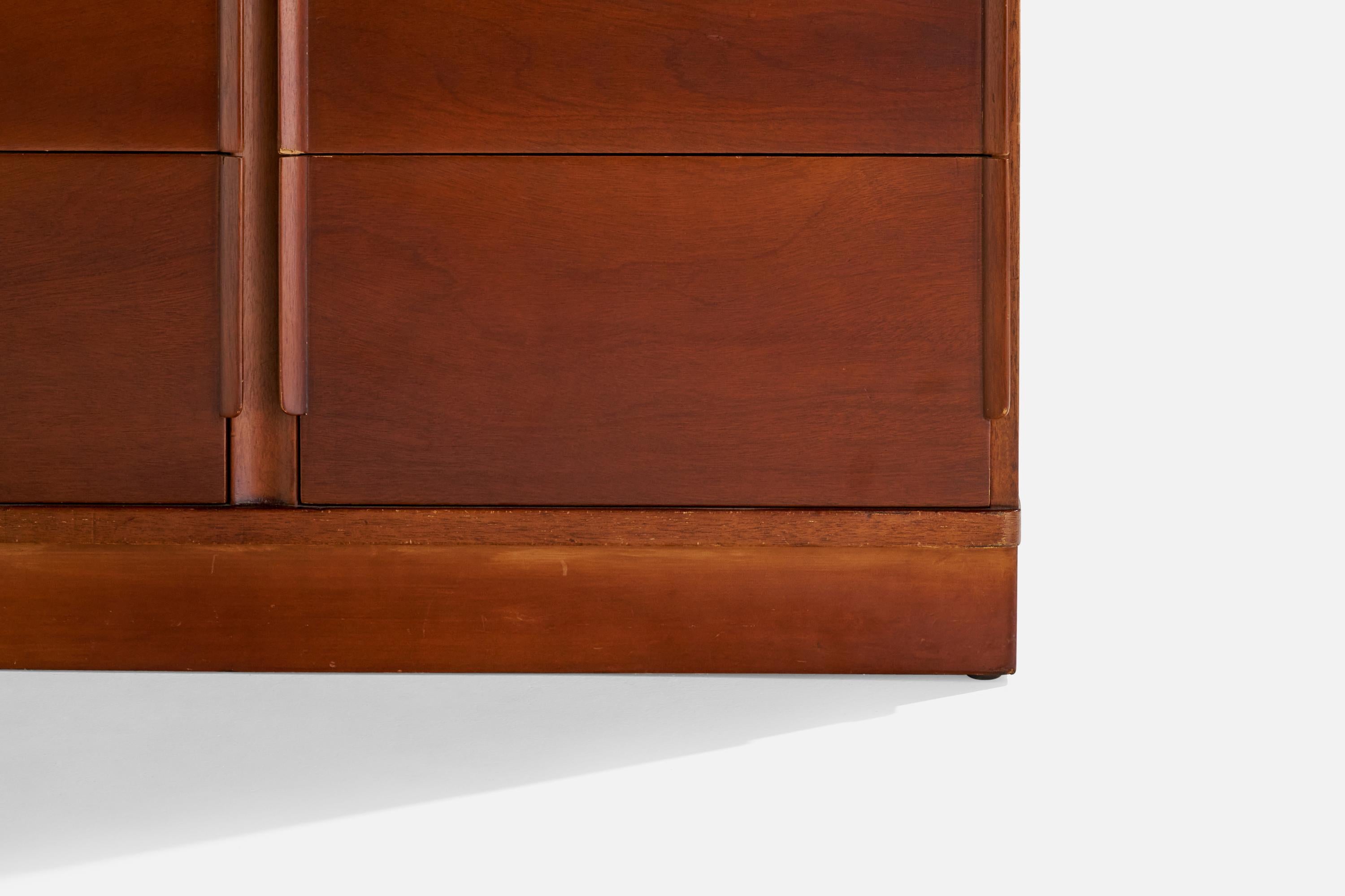 Edward Wormley, Chest of Drawers, Mahogany, USA, 1950s In Good Condition For Sale In High Point, NC