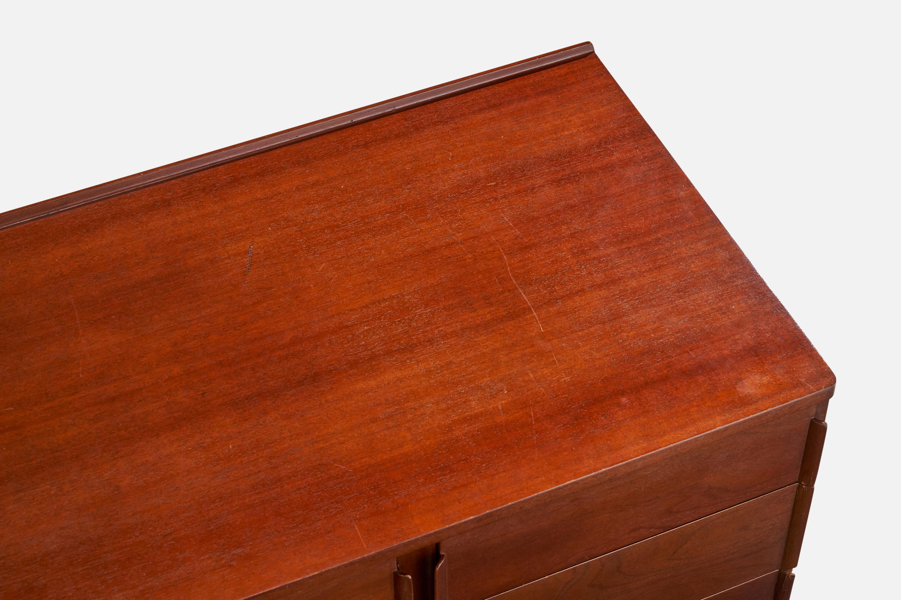 Edward Wormley, Chest of Drawers, Mahogany, USA, 1950s For Sale 2