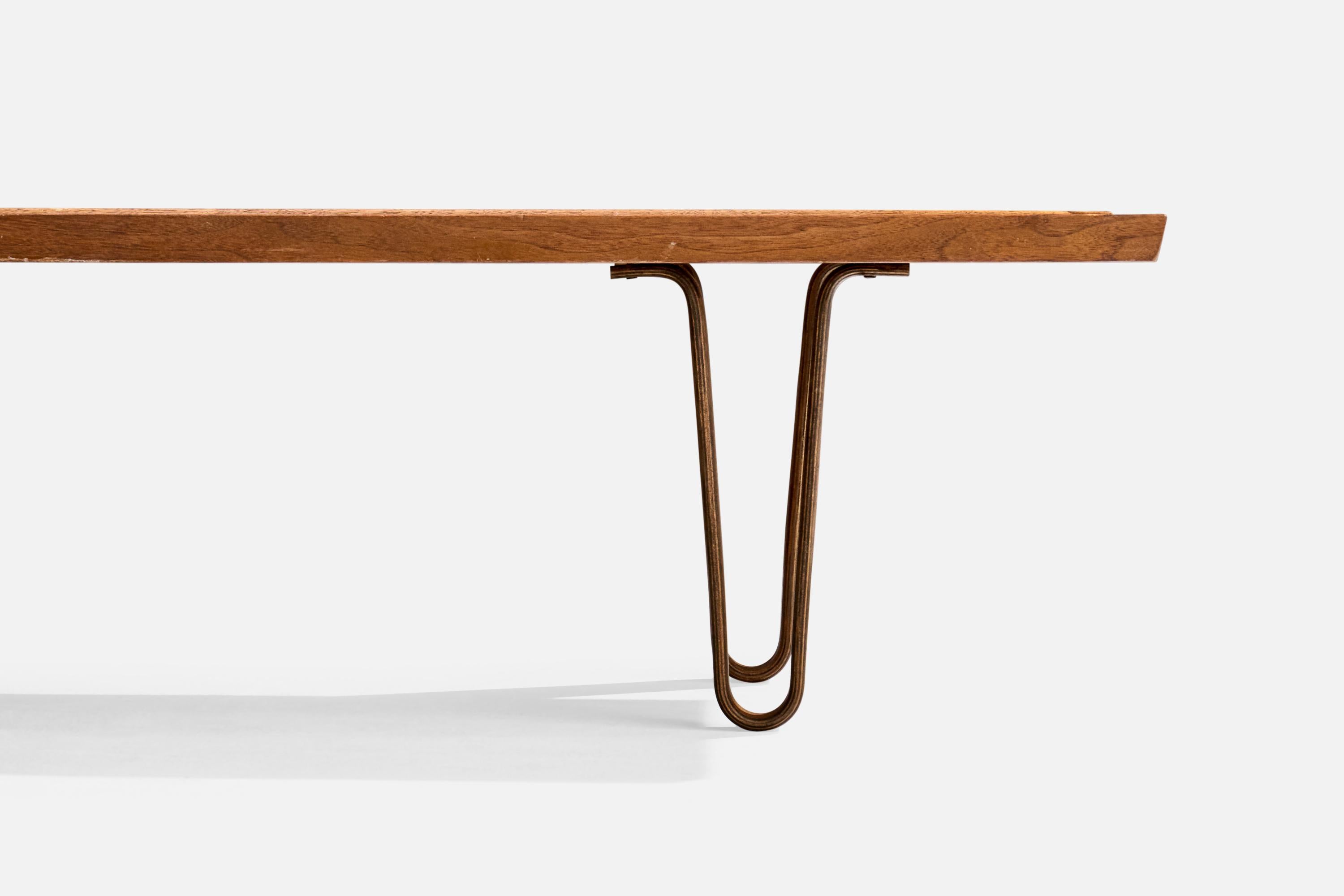 Edward Wormley, Coffee Table, Walnut, USA, 1950s For Sale 3