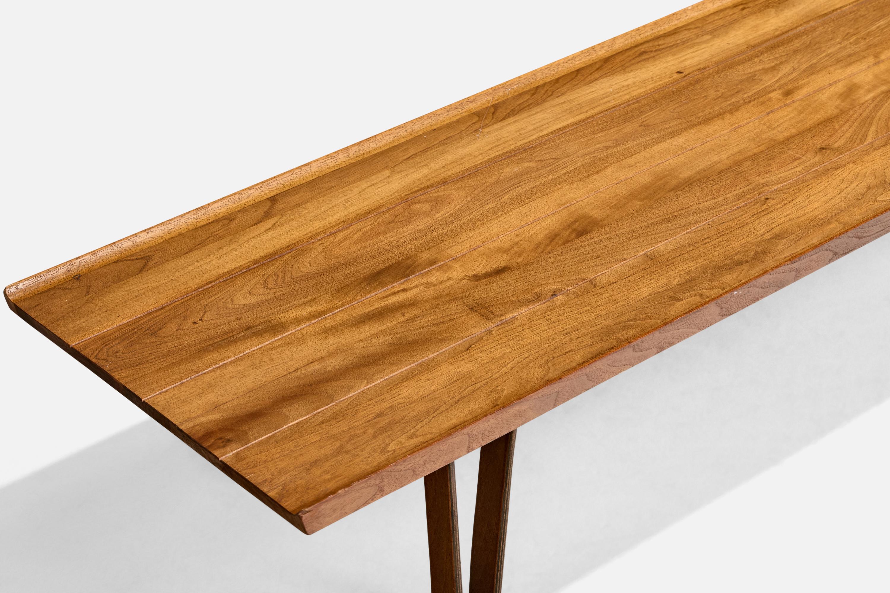 Mid-20th Century Edward Wormley, Coffee Table, Walnut, USA, 1950s For Sale