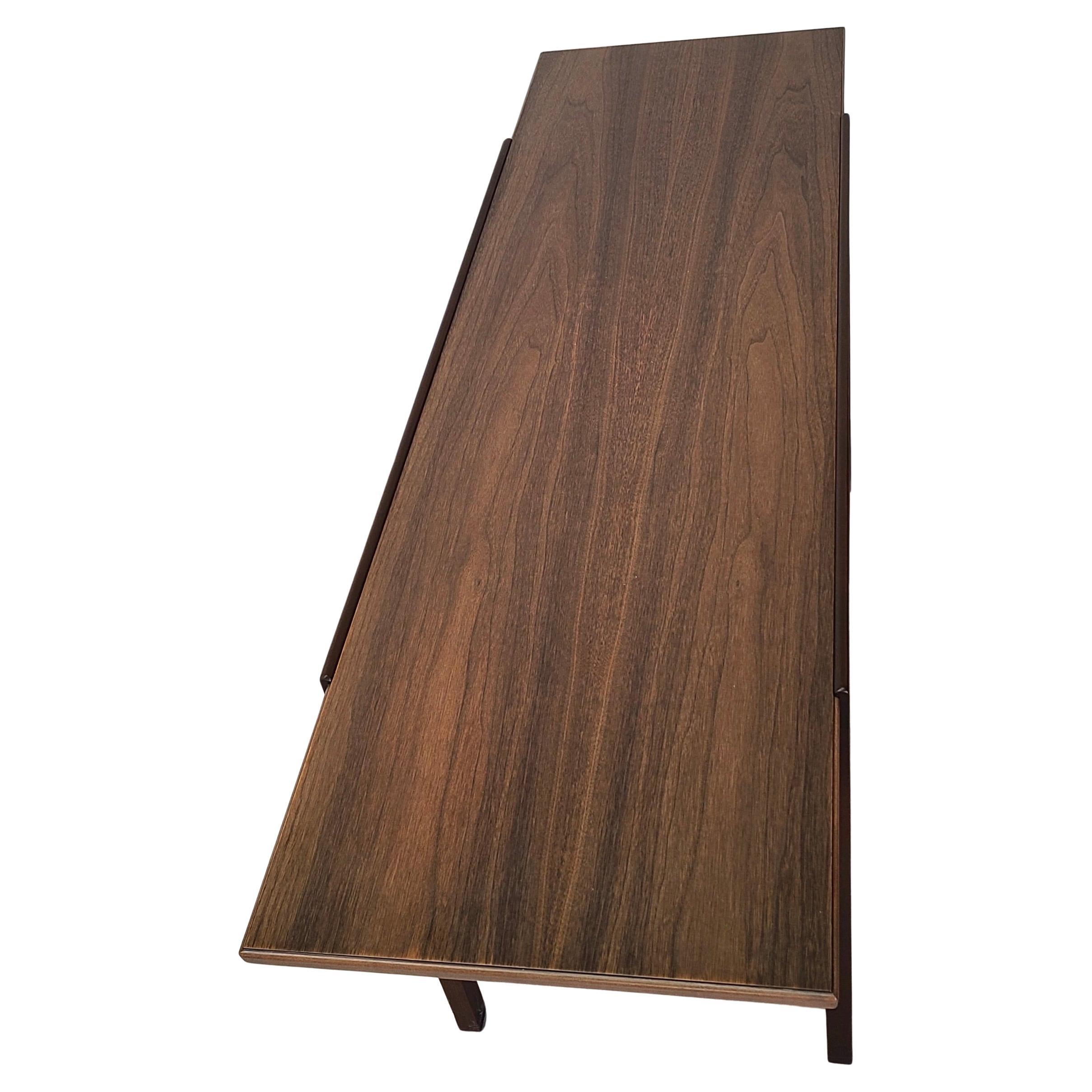 Walnut Edward Wormley Console Table by Dunbar #5597 For Sale
