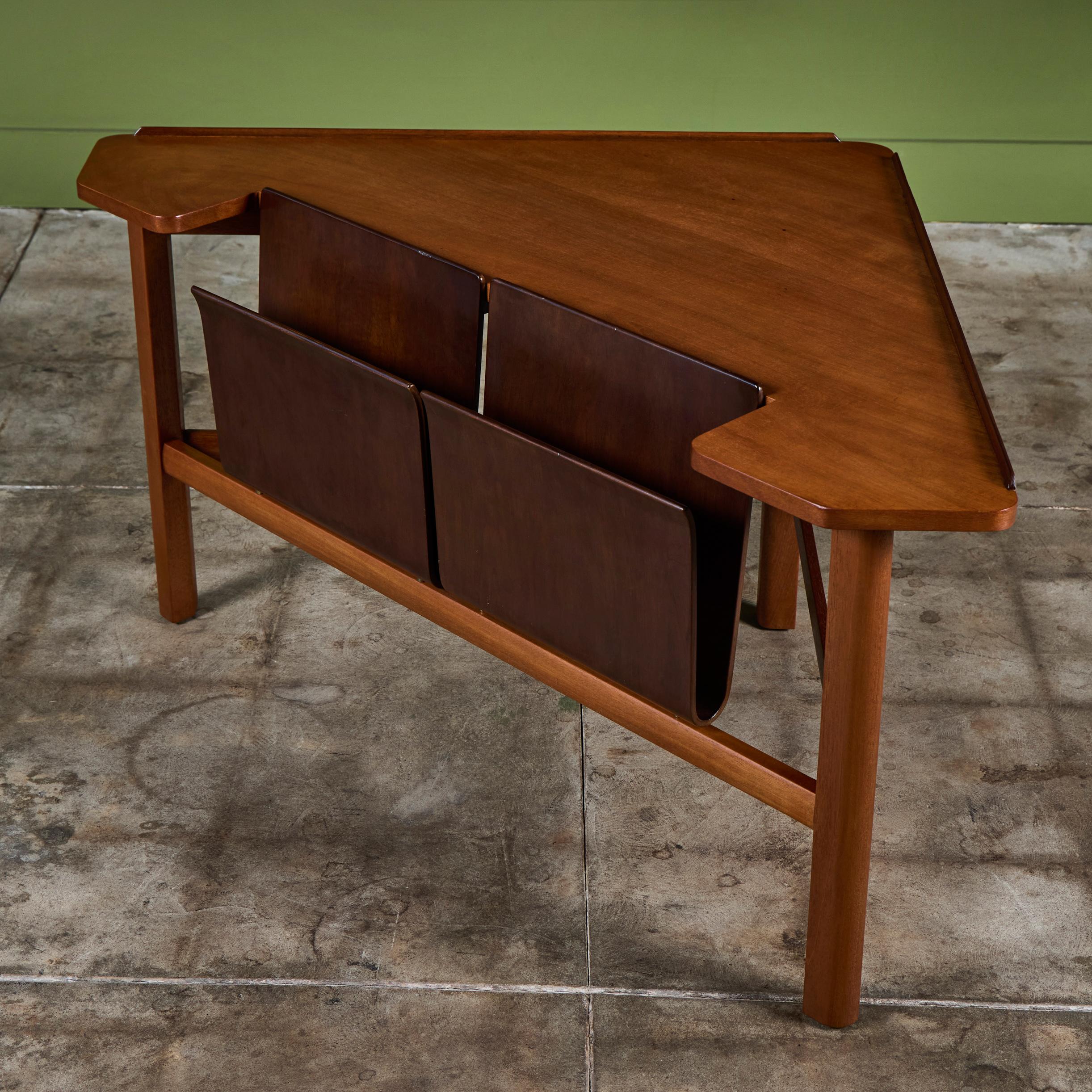 Edward Wormley Corner Magazine Table for Dunbar For Sale 2