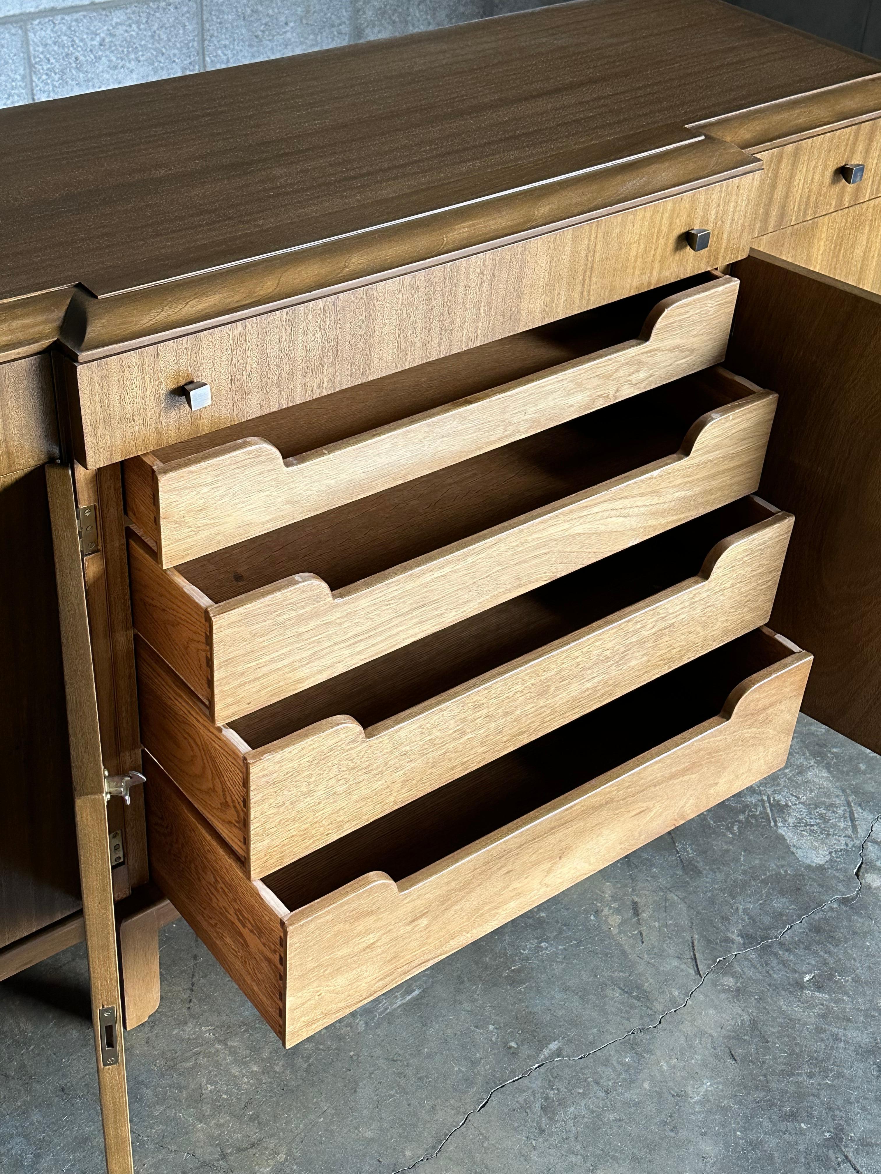 Mahogany Edward Wormley Credenza/ Sideboard for Dunbar, 1940s For Sale