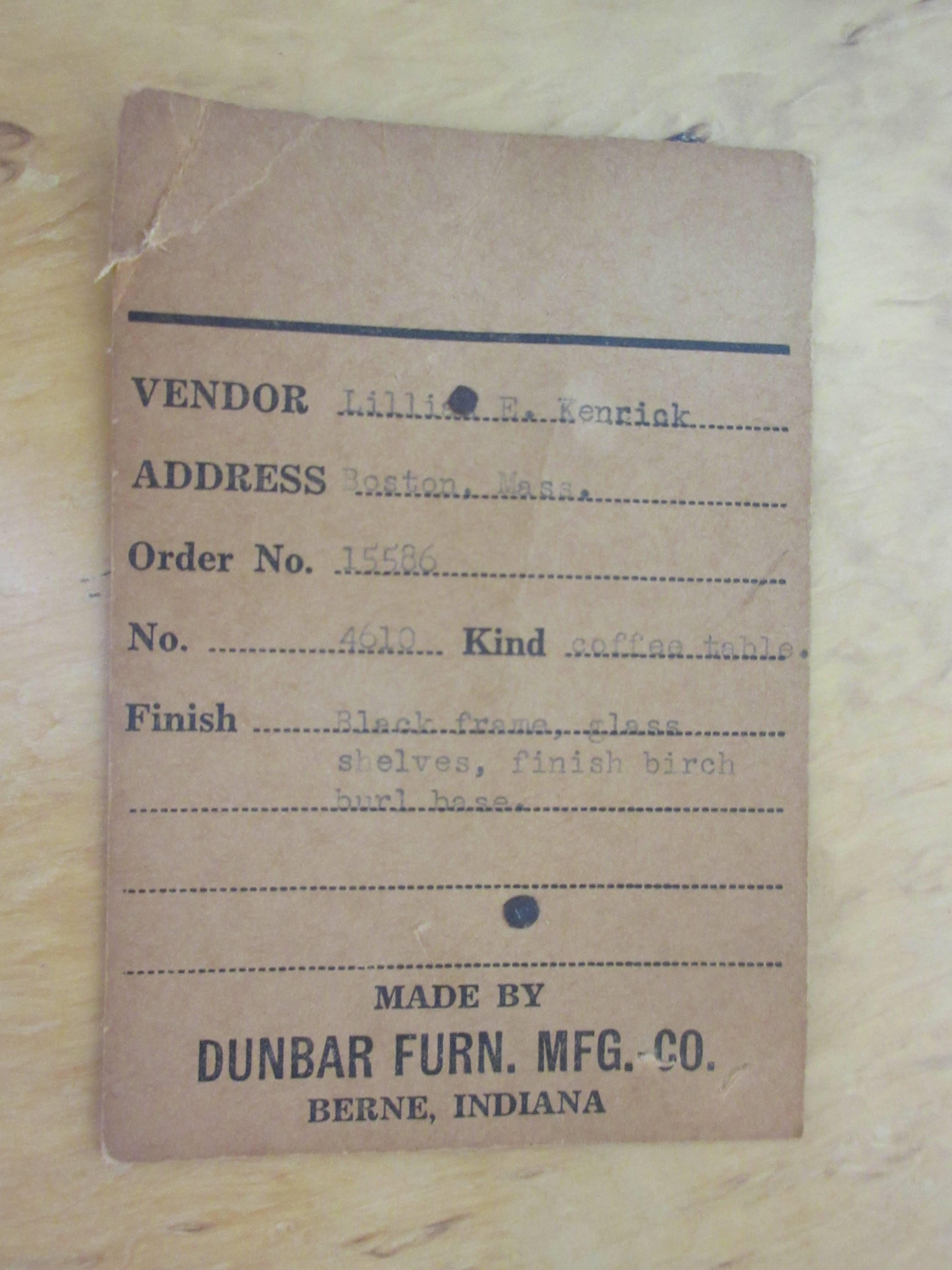 Mid-20th Century Edward Wormley Cube Coffee Table for Dunbar