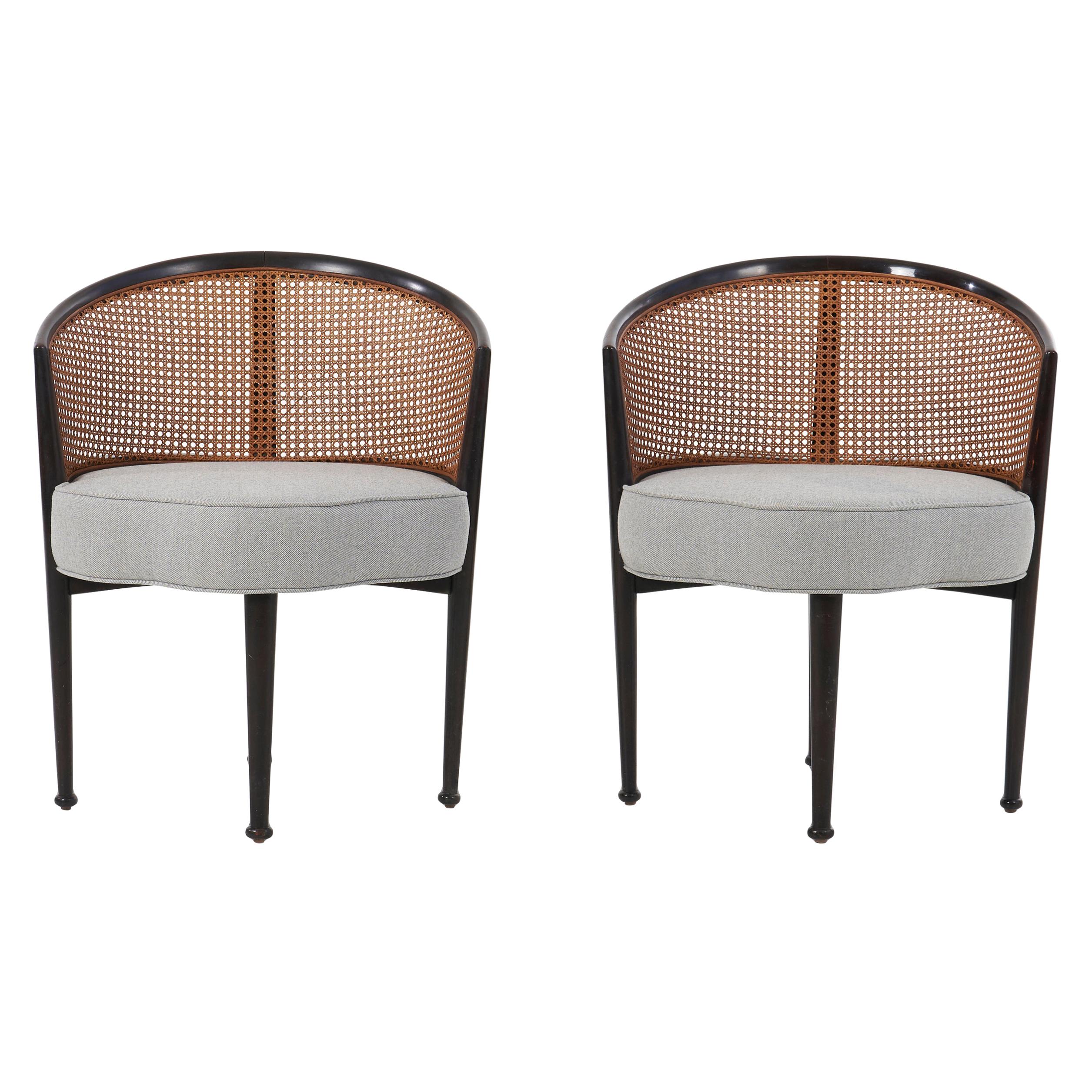Edward Wormley Curved Back Chairs