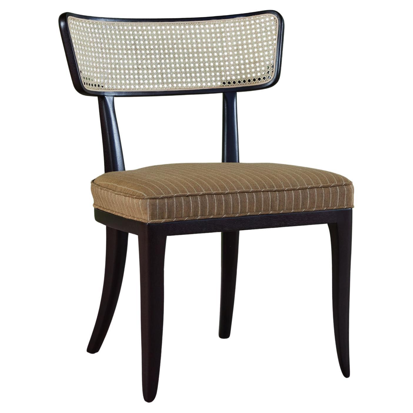 Edward Wormley Curved Back Side Chair for Dunbar For Sale