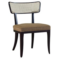 Retro Edward Wormley Curved Back Side Chair for Dunbar