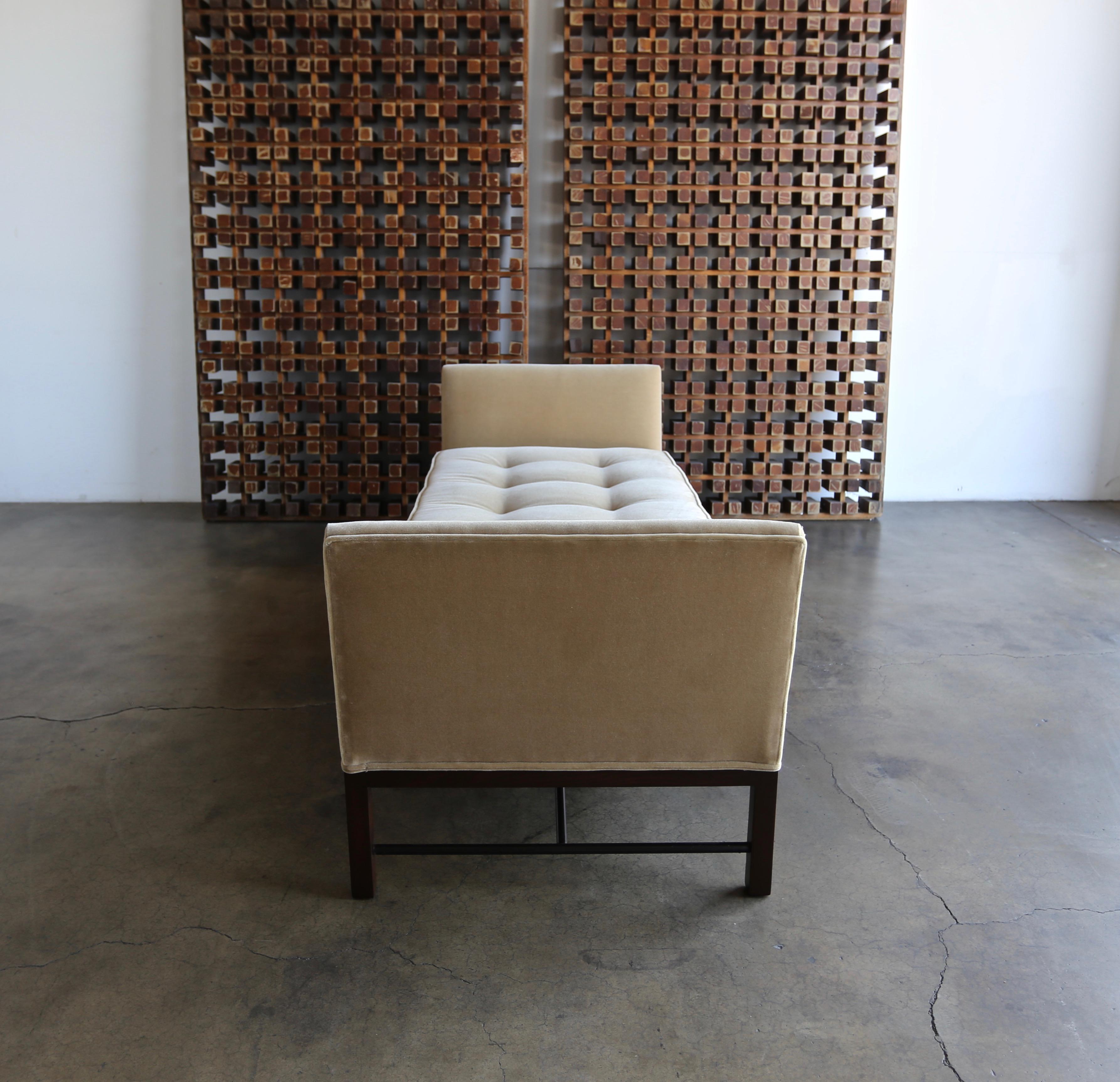 Mohair Edward Wormley Daybed for Dunbar, circa 1958