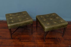 Edward Wormley Design X-Base Ottoman/Stools for Dunbar